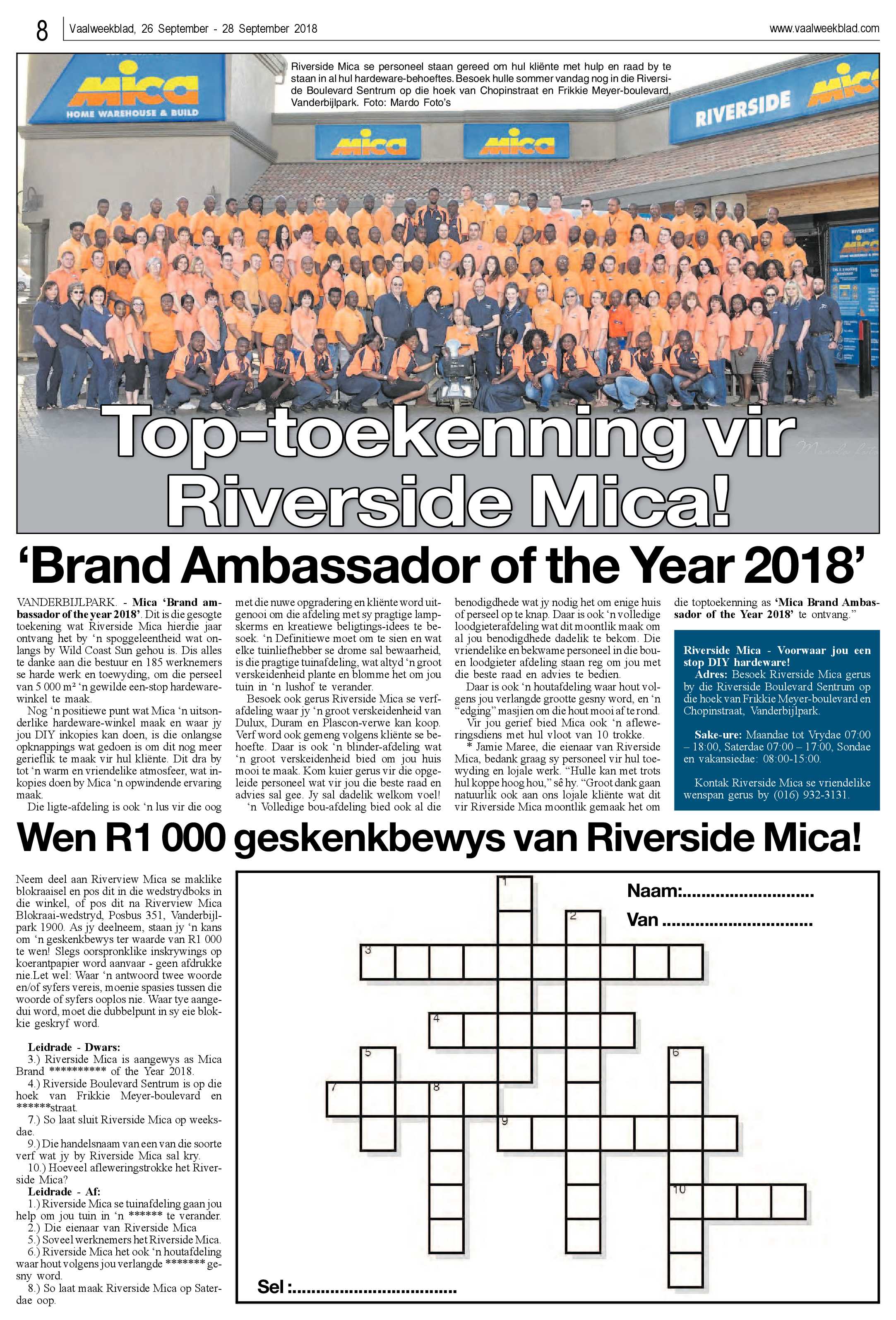 Vaalweekblad 26 – 28 September 2018 page 8