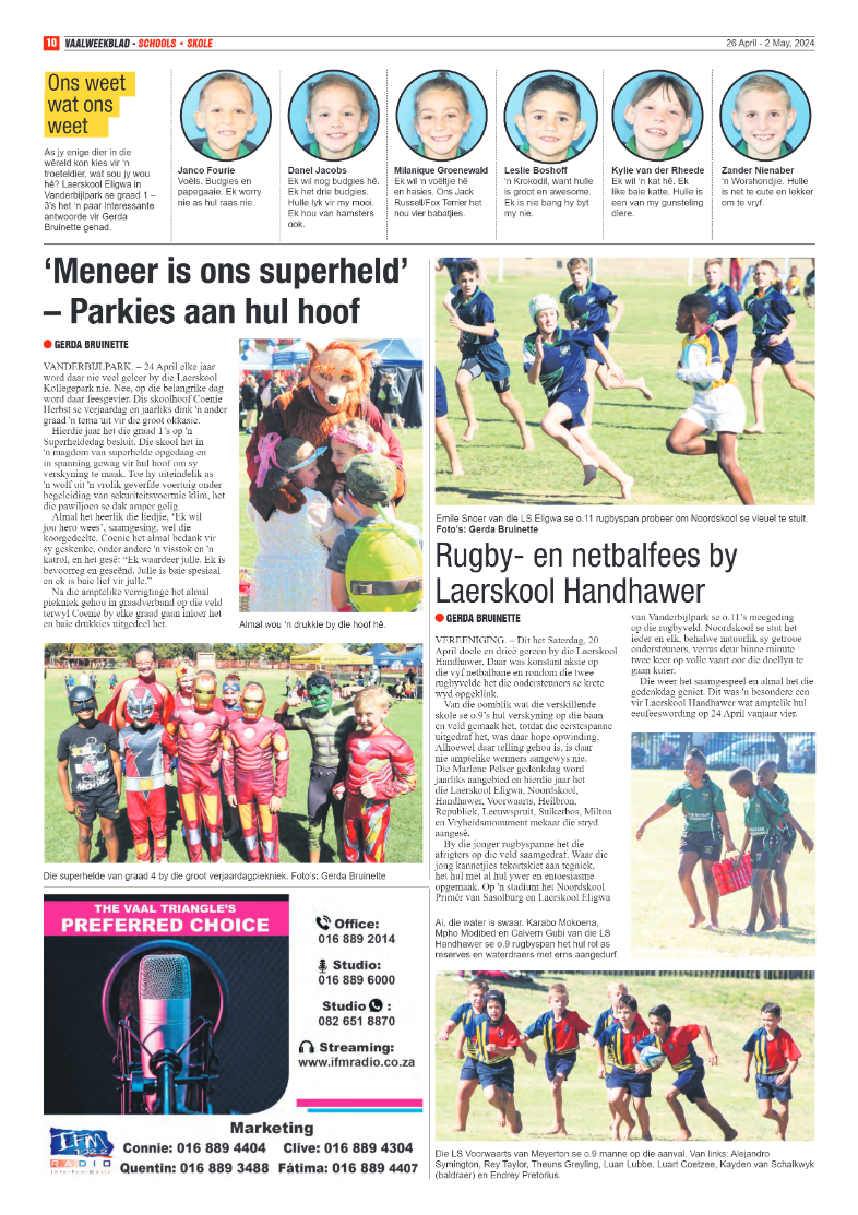 Vaalweekblad – 26 April – 2 May, 2024 page 10