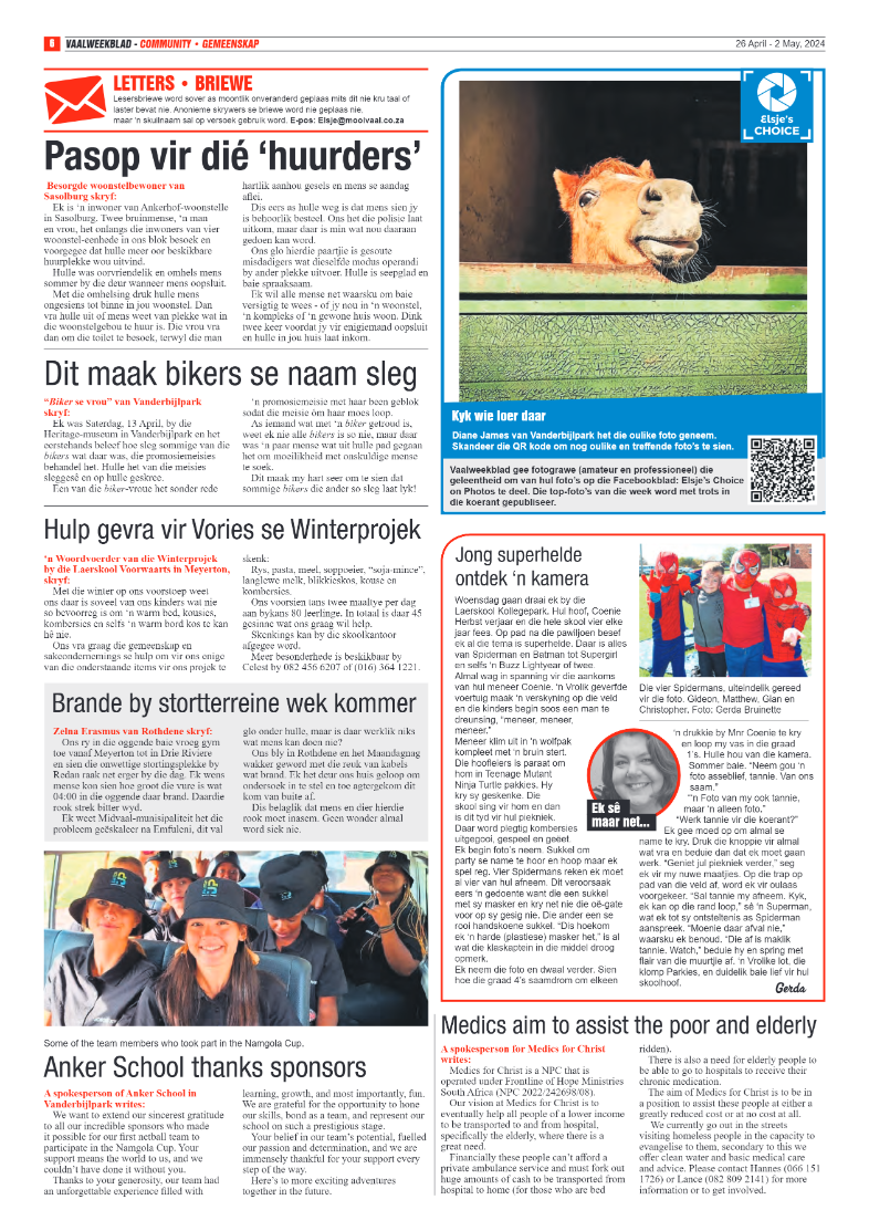 Vaalweekblad – 26 April – 2 May, 2024 page 6