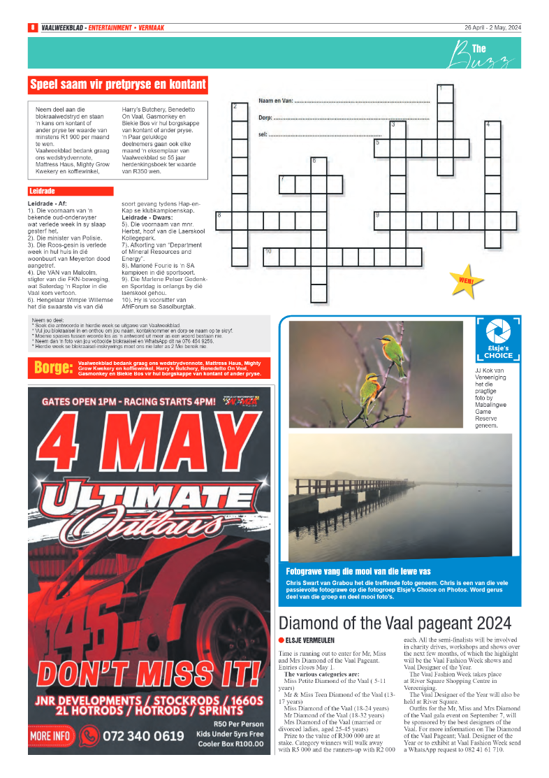 Vaalweekblad – 26 April – 2 May, 2024 page 8