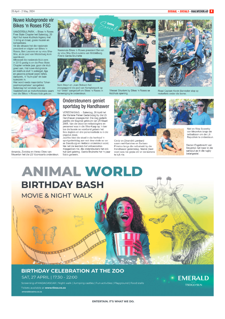 Vaalweekblad – 26 April – 2 May, 2024 page 9