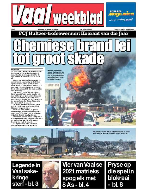 Vaalweekblad 26 Januarie – 28 Januarie 2022 page 1