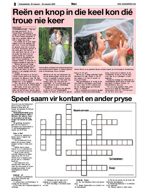Vaalweekblad 26 Januarie – 28 Januarie 2022 page 8