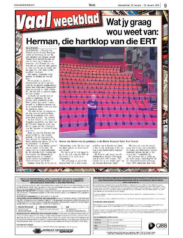Vaalweekblad 26 Januarie – 28 Januarie 2022 page 9