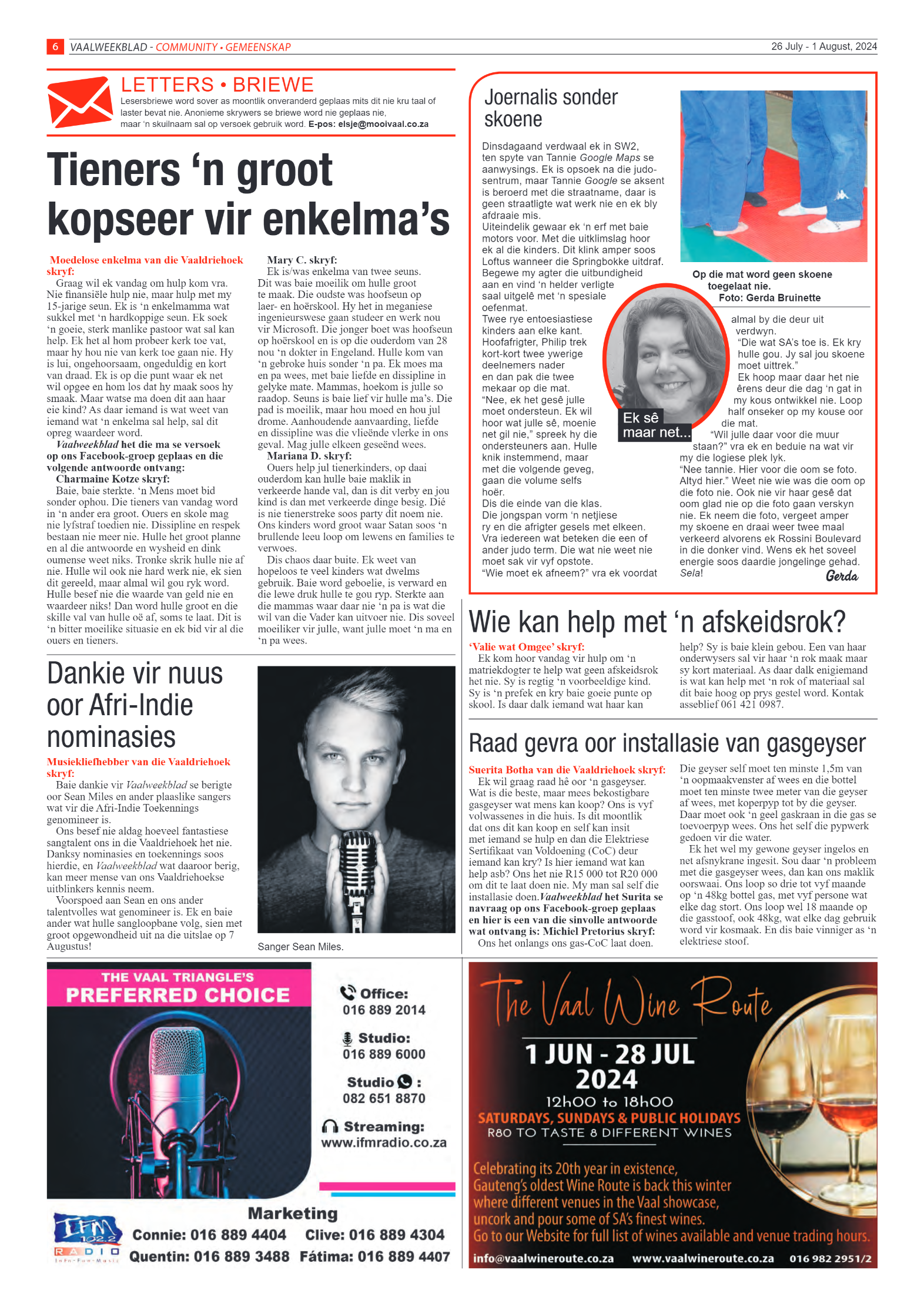 Vaalweekblad 26 July – 1 August, 2024 page 6