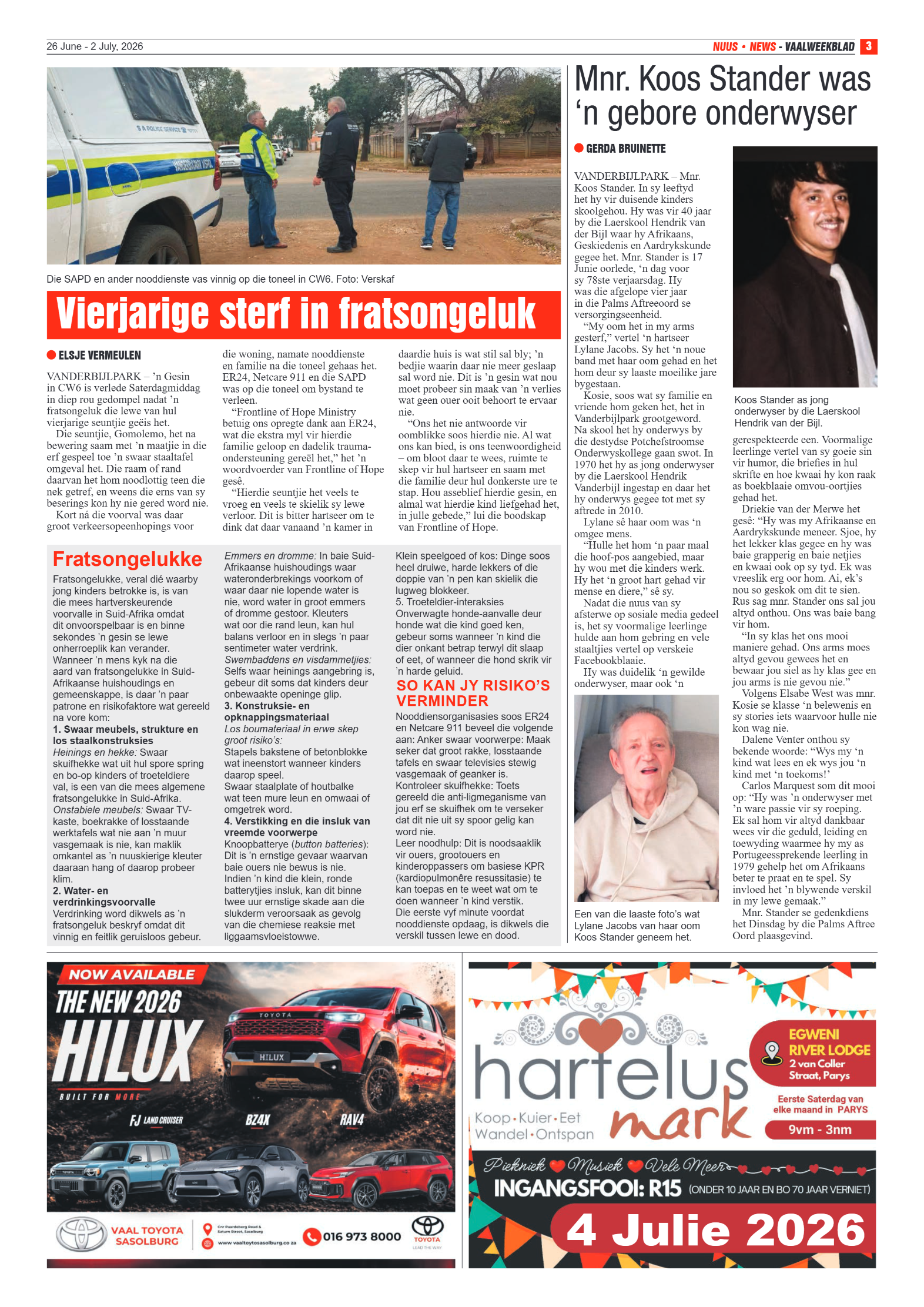 Vaalweekblad – 26 Junie 2026 page 3