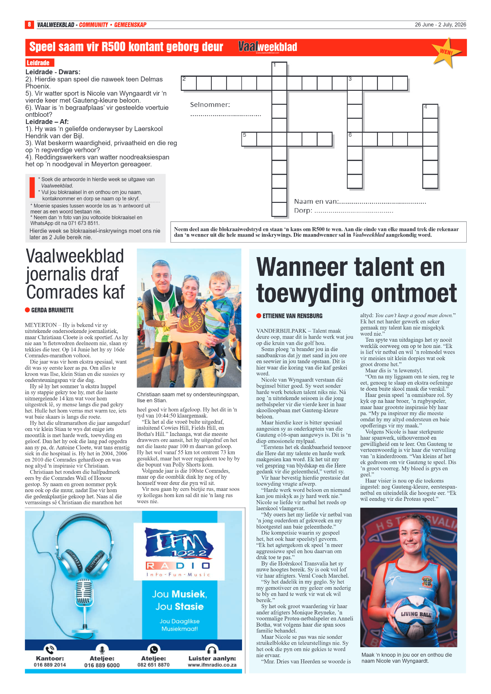 Vaalweekblad – 26 Junie 2026 page 8