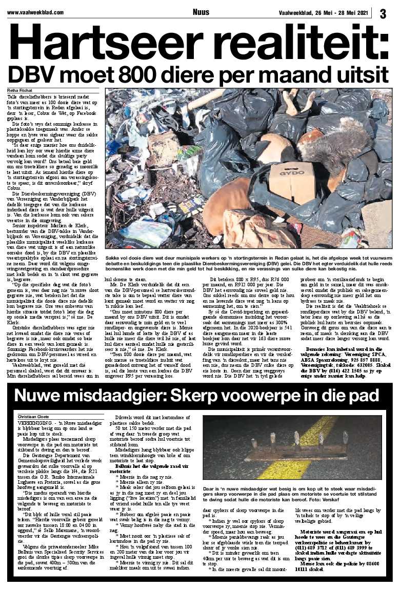 Vaalweekblad 26 Mei – 28 Mei 2021 page 3