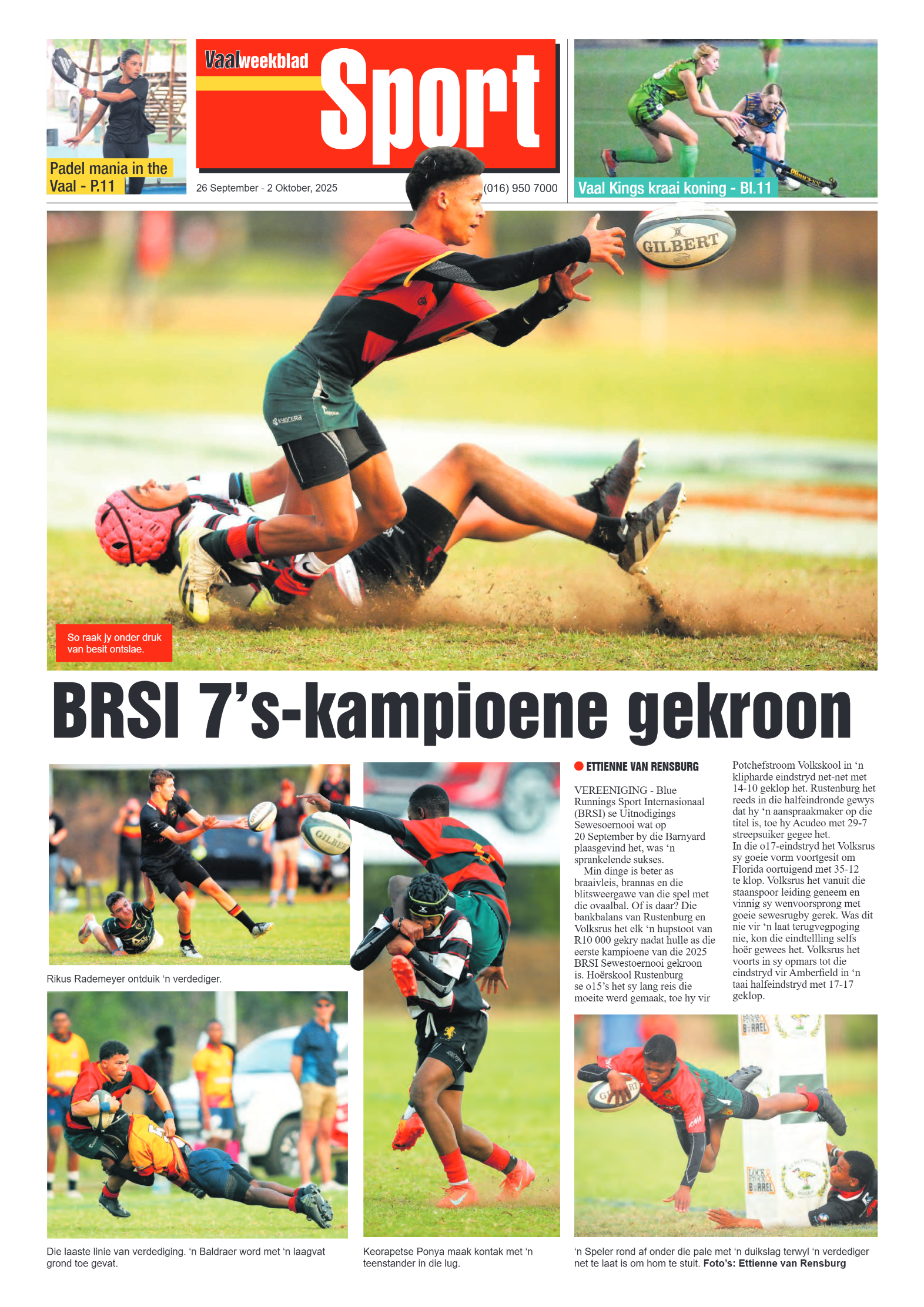 Vaalweekblad 26 September – 2 Oktober, 2025 page 12