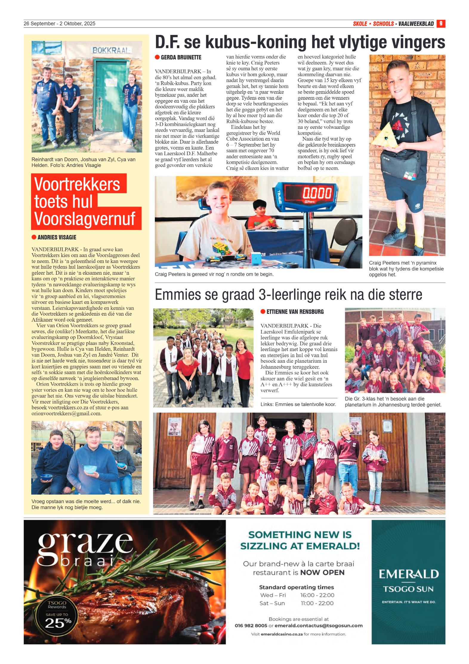 Vaalweekblad 26 September – 2 Oktober, 2025 page 9