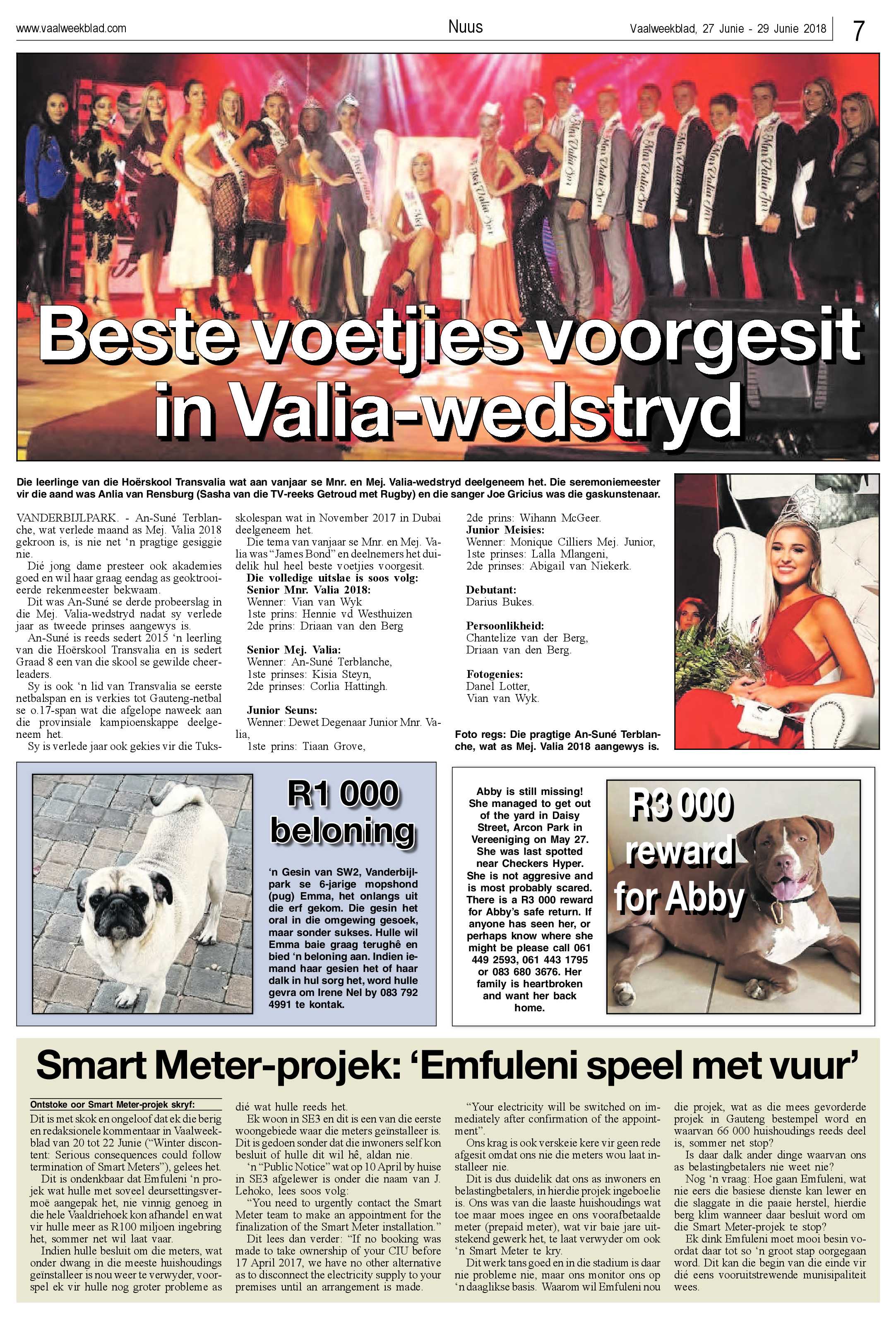 Vaalweekblad 27 – 29 Junie 2018 page 7