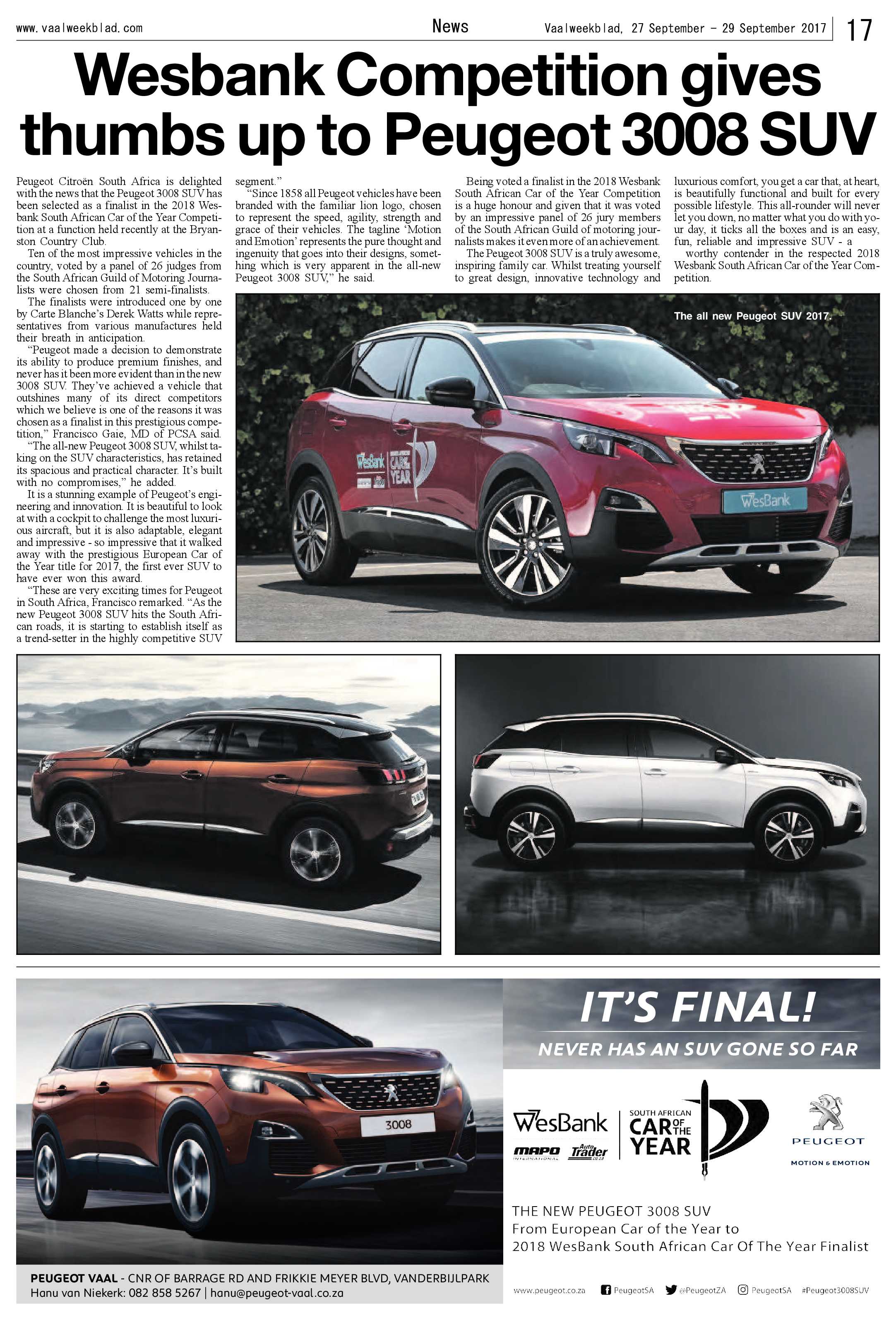Vaalweekblad 27 – 29 September 2017 page 17