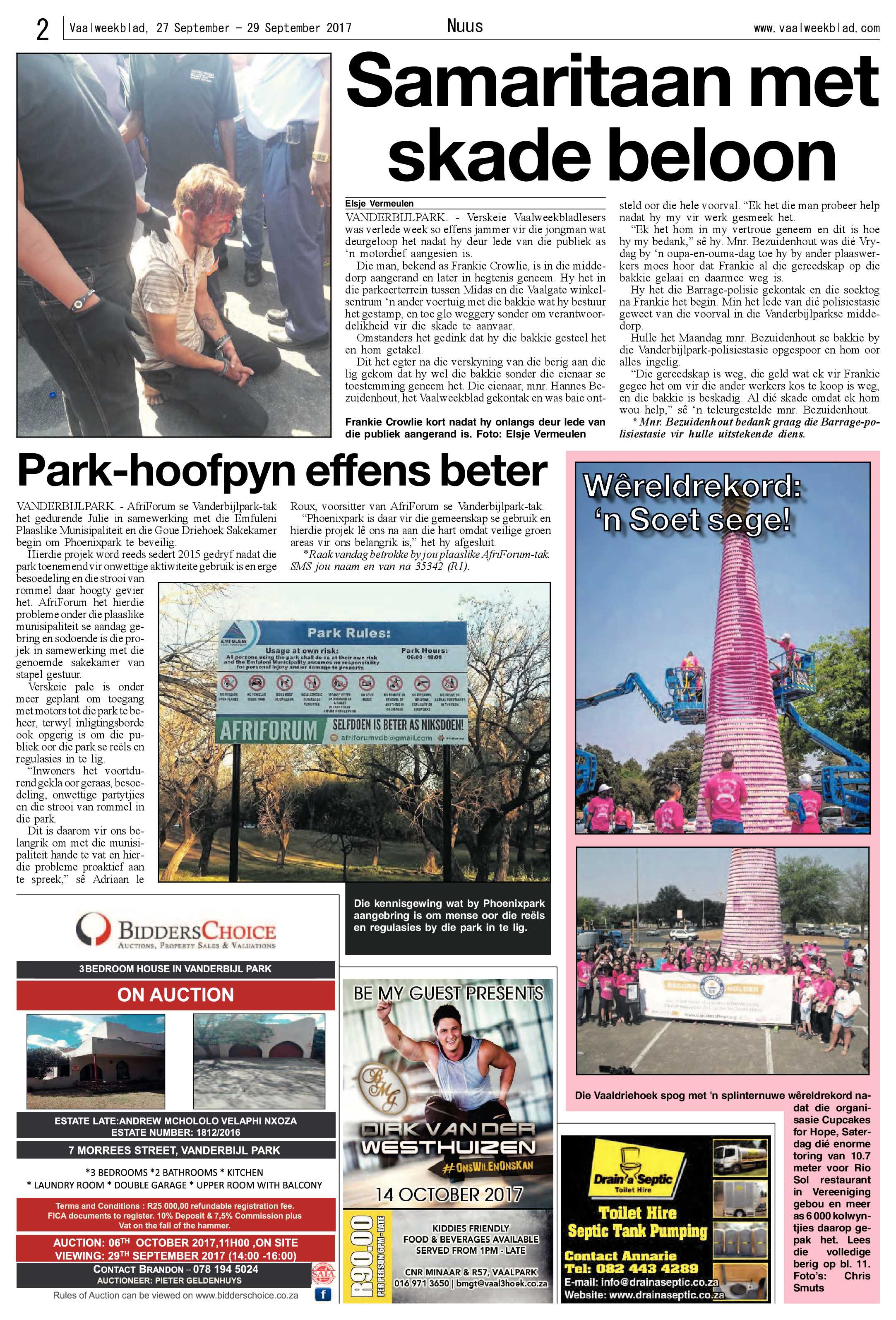 Vaalweekblad 27 – 29 September 2017 page 2