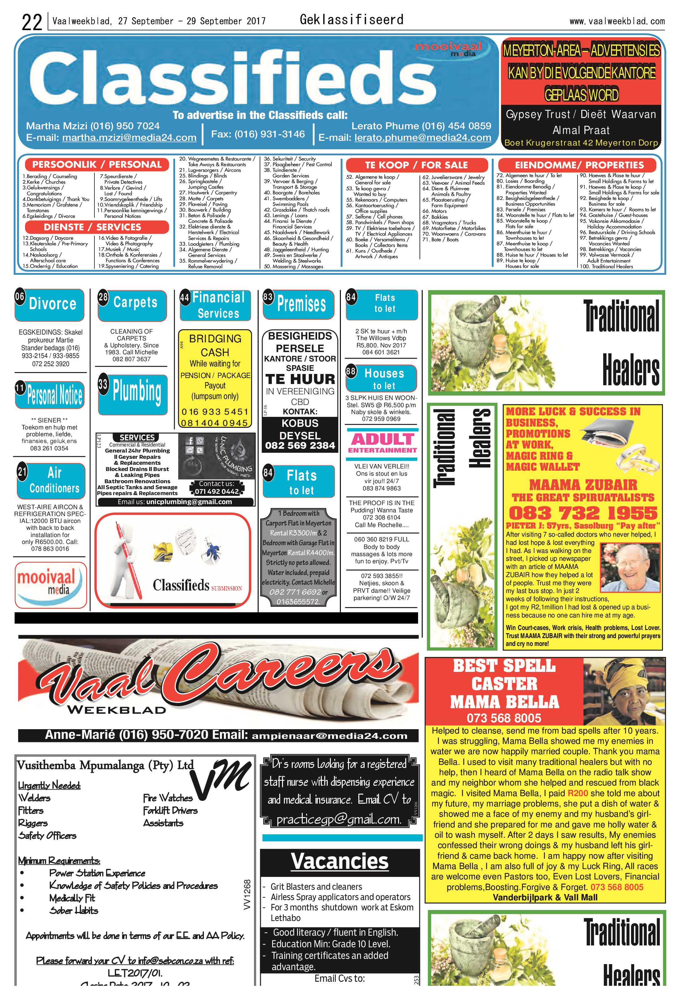 Vaalweekblad 27 – 29 September 2017 page 22