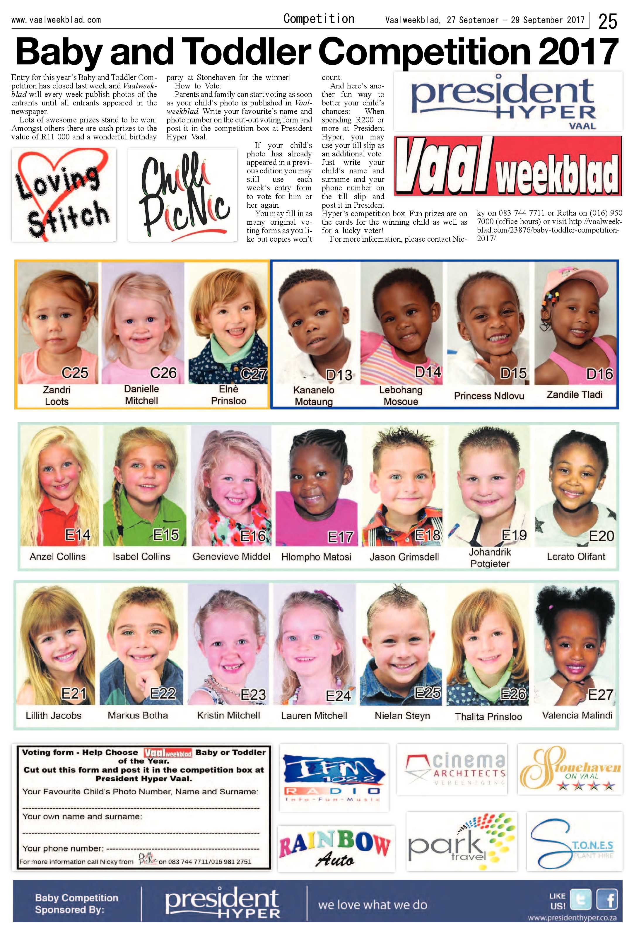 Vaalweekblad 27 – 29 September 2017 page 25