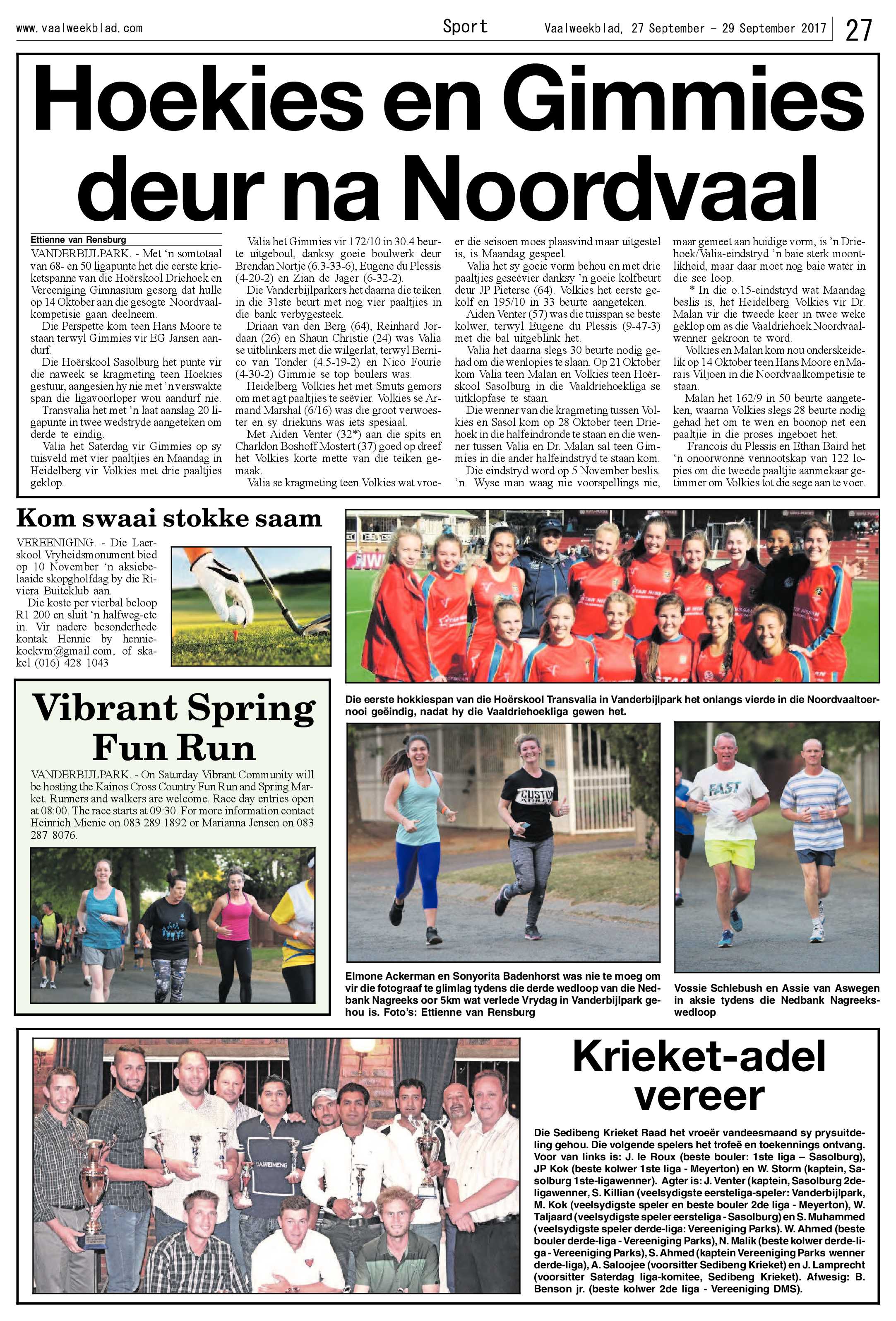 Vaalweekblad 27 – 29 September 2017 page 27