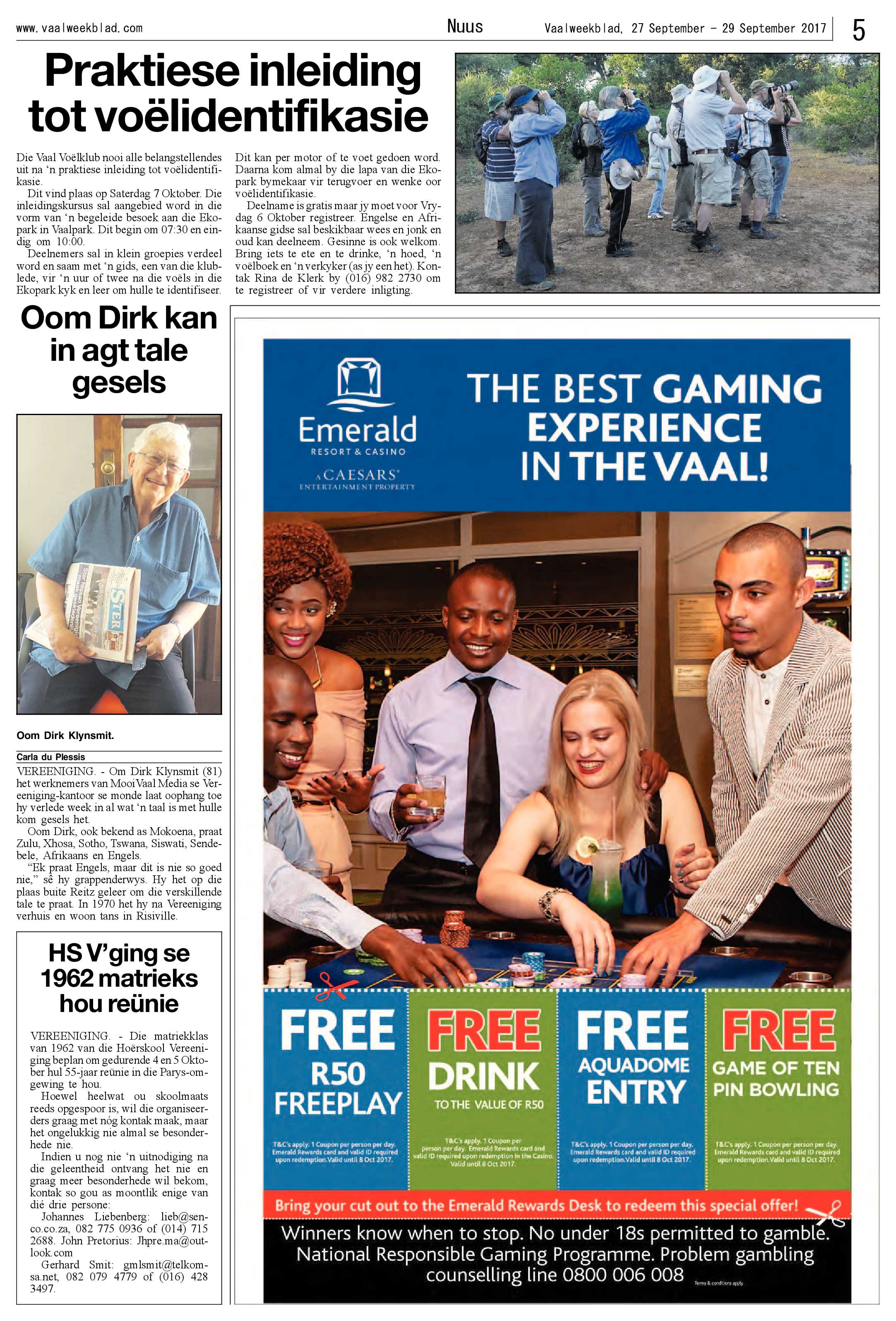 Vaalweekblad 27 – 29 September 2017 page 5