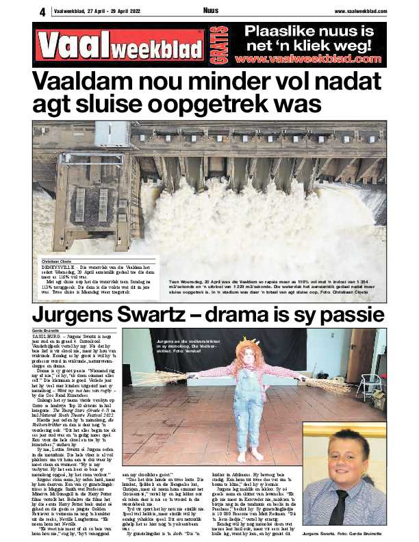 Vaalweekblad, 27 April – 29 April 2022 page 4