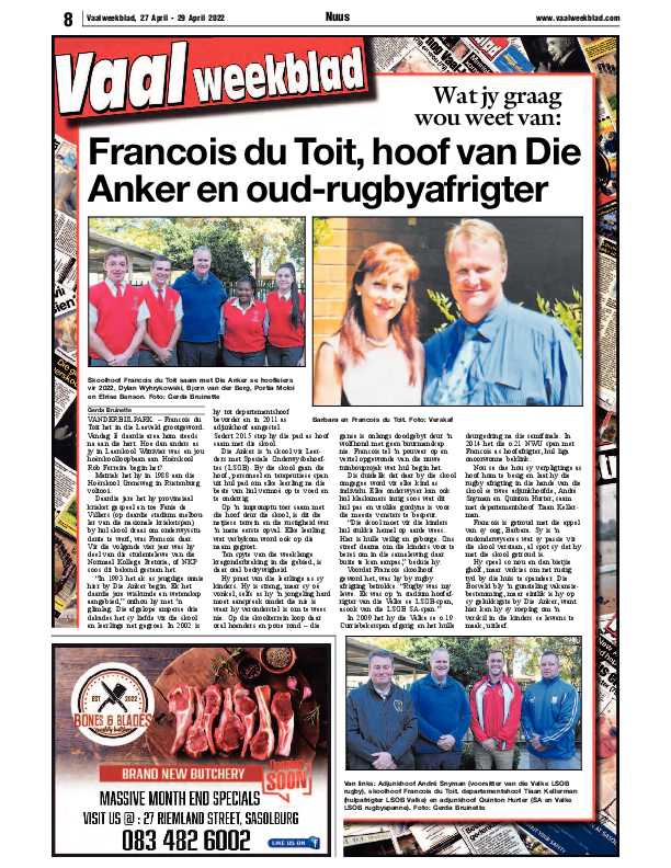 Vaalweekblad, 27 April – 29 April 2022 page 6