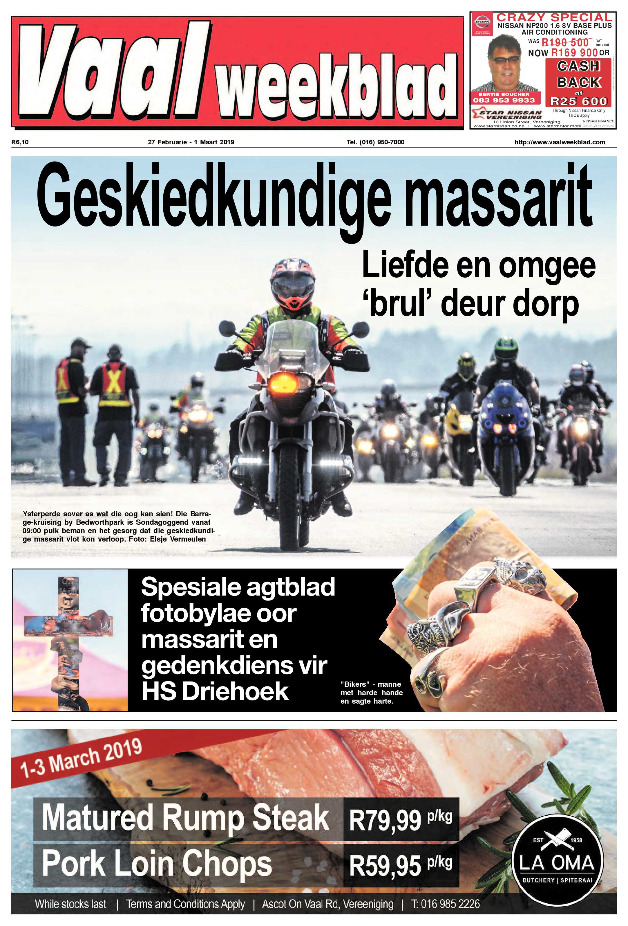 Vaalweekblad 27 Februarie – 1 Maart 2019 page 1