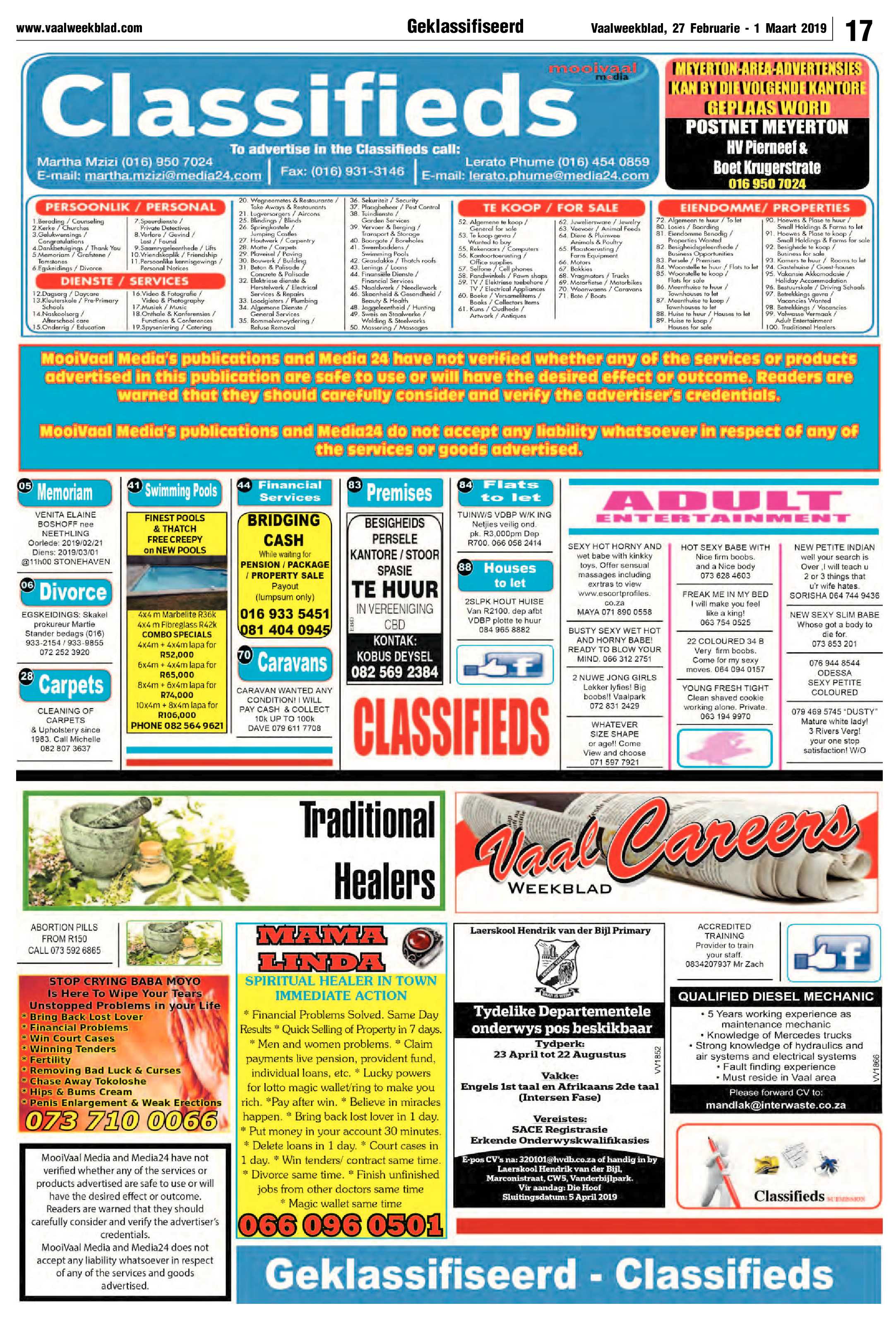 Vaalweekblad 27 Februarie – 1 Maart 2019 page 17