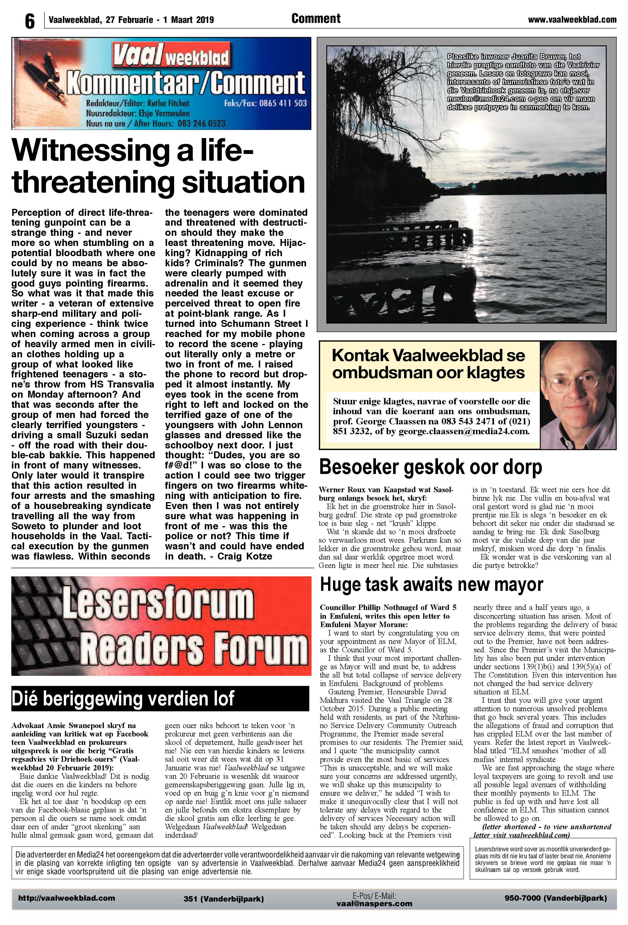 Vaalweekblad 27 Februarie – 1 Maart 2019 page 6