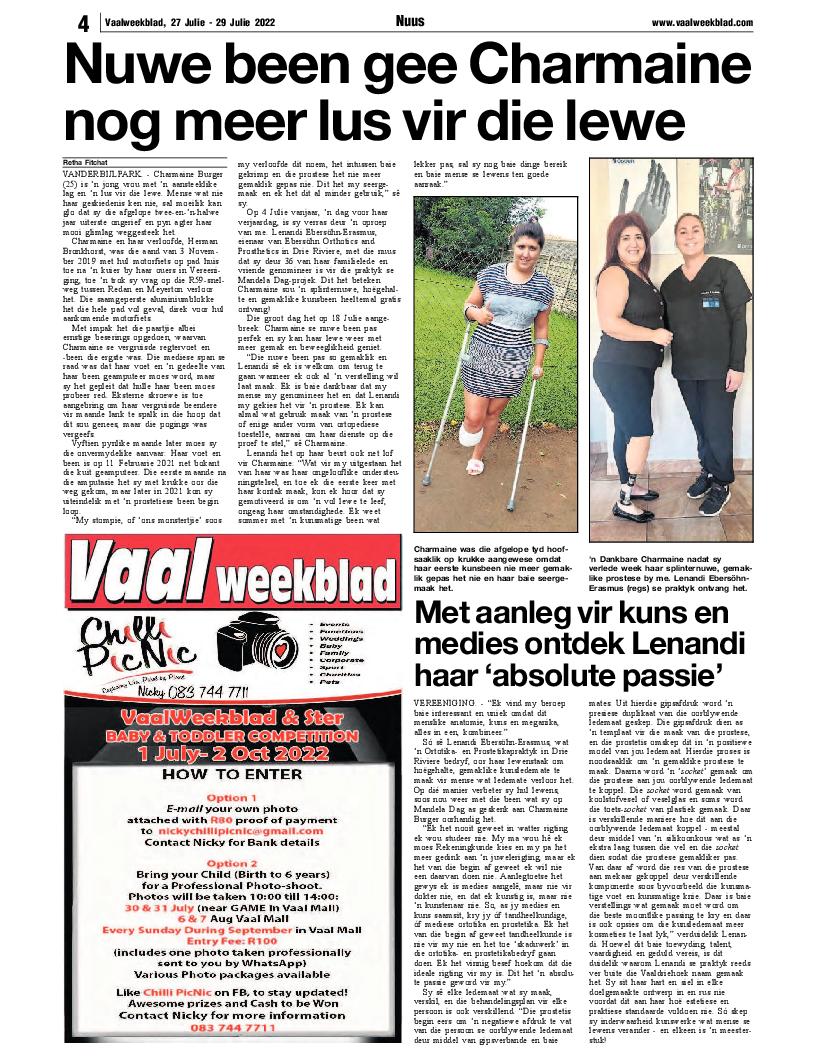 Vaalweekblad 27 Julie – 29 Julie 2022 page 4