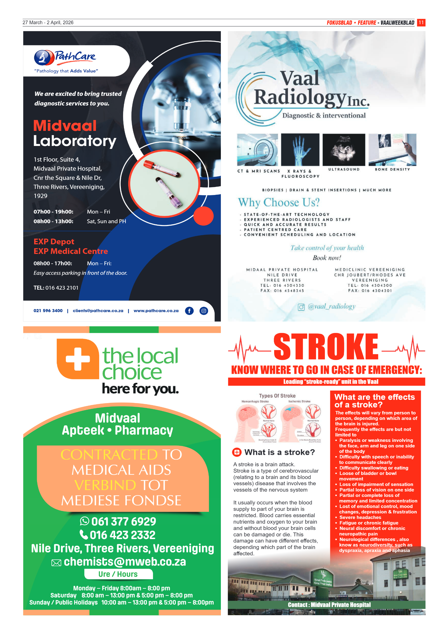 Vaalweekblad – 27 Maart 2026 page 11