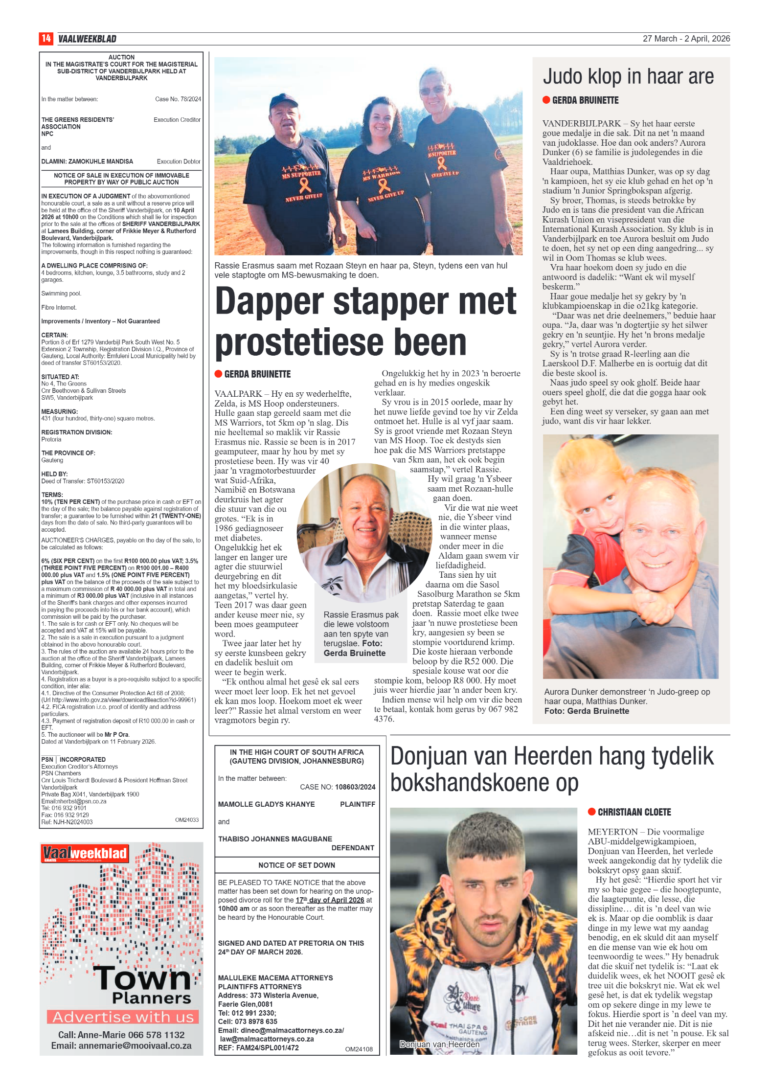 Vaalweekblad – 27 Maart 2026 page 14