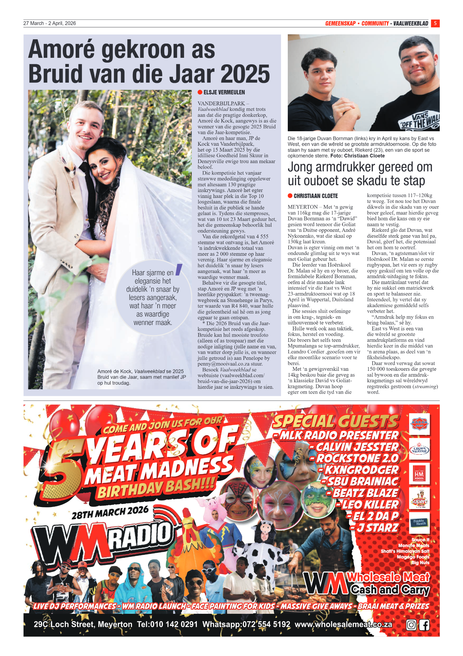 Vaalweekblad – 27 Maart 2026 page 5