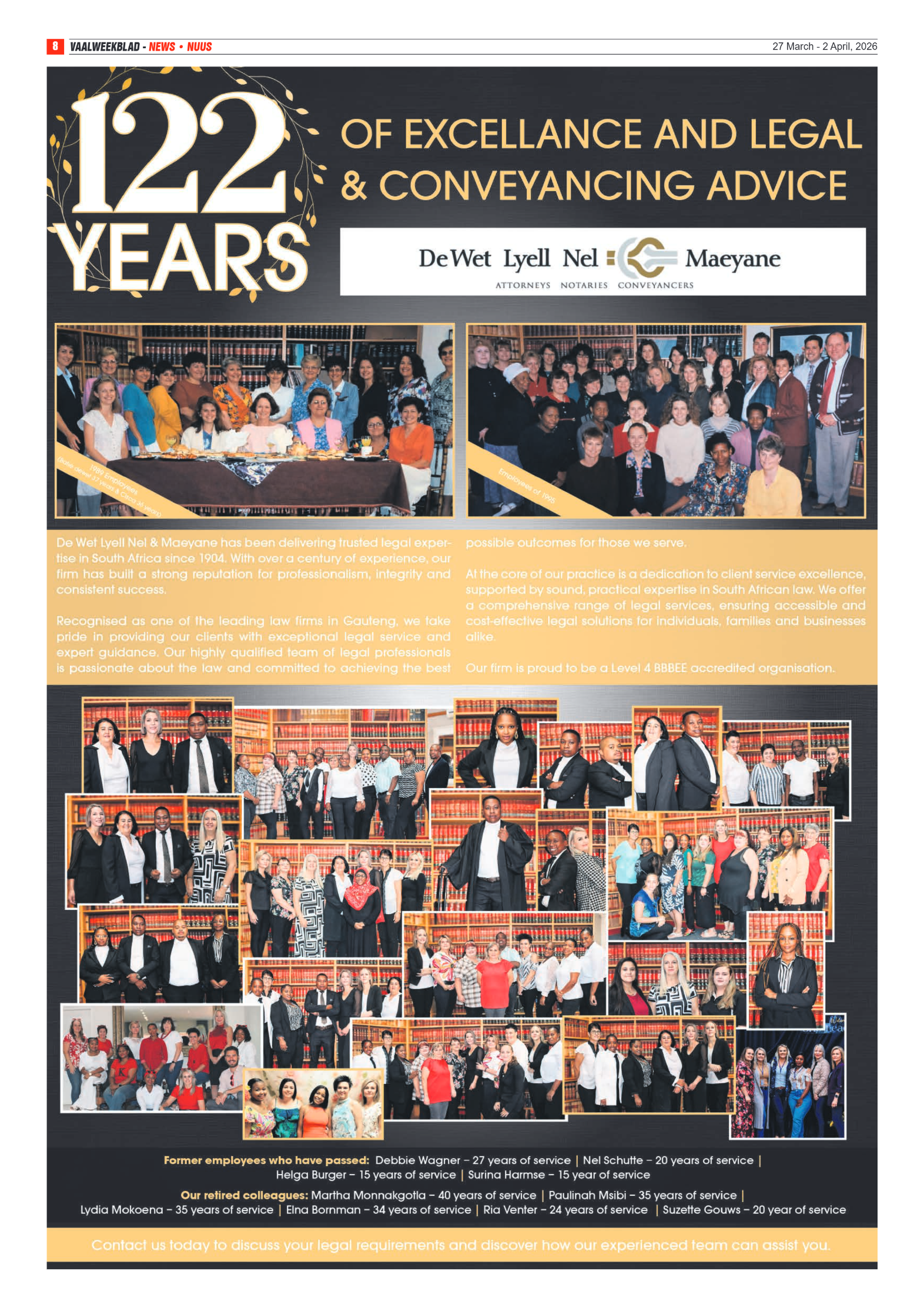 Vaalweekblad – 27 Maart 2026 page 8