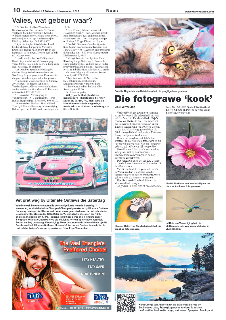 Vaalweekblad, 27 Oktober – 2 November, 2023 page 10