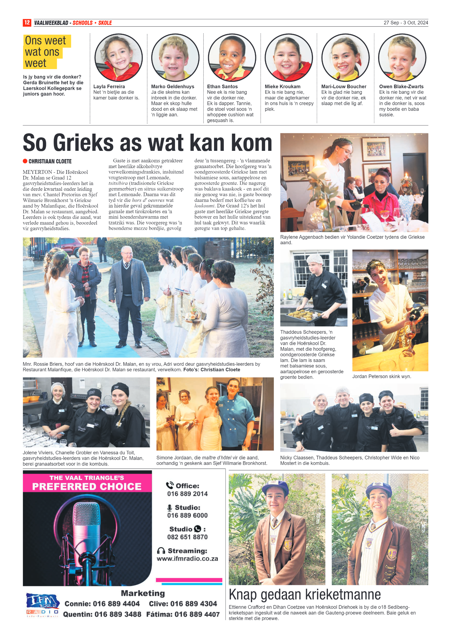 Vaalweekblad – 27 Sep – 3 Oct, 2024 page 12