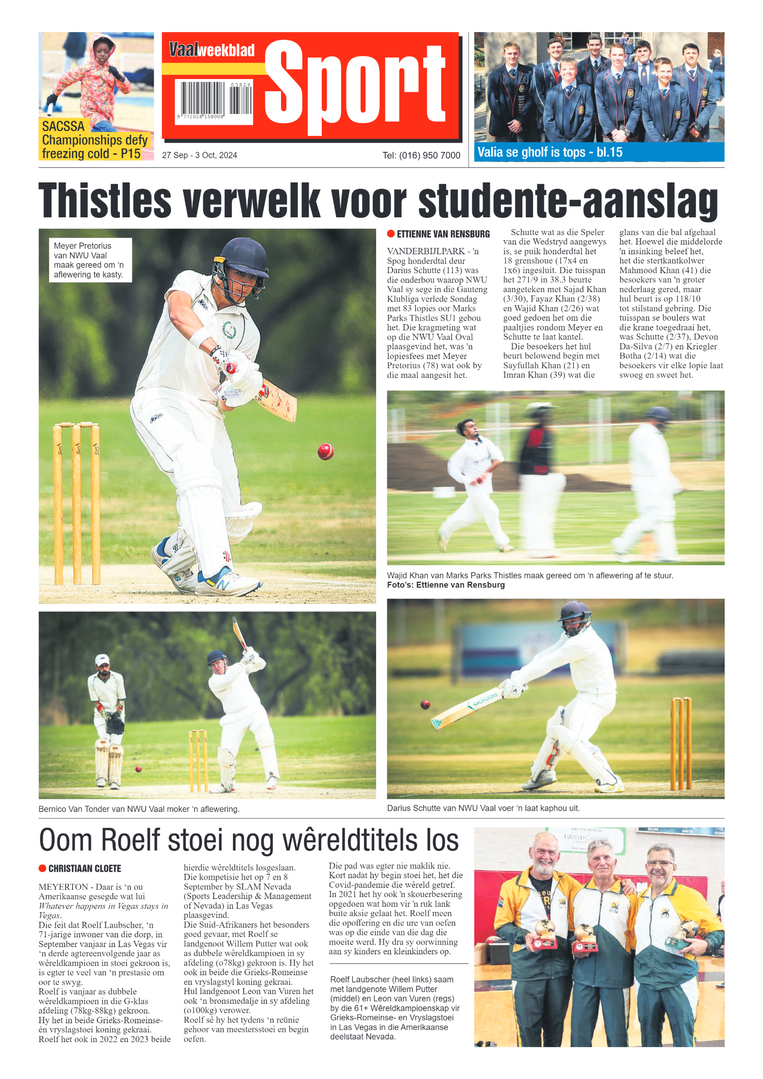Vaalweekblad – 27 Sep – 3 Oct, 2024 page 16