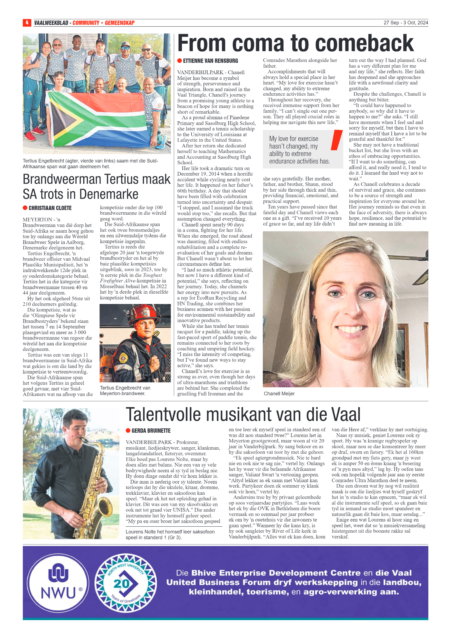 Vaalweekblad – 27 Sep – 3 Oct, 2024 page 4