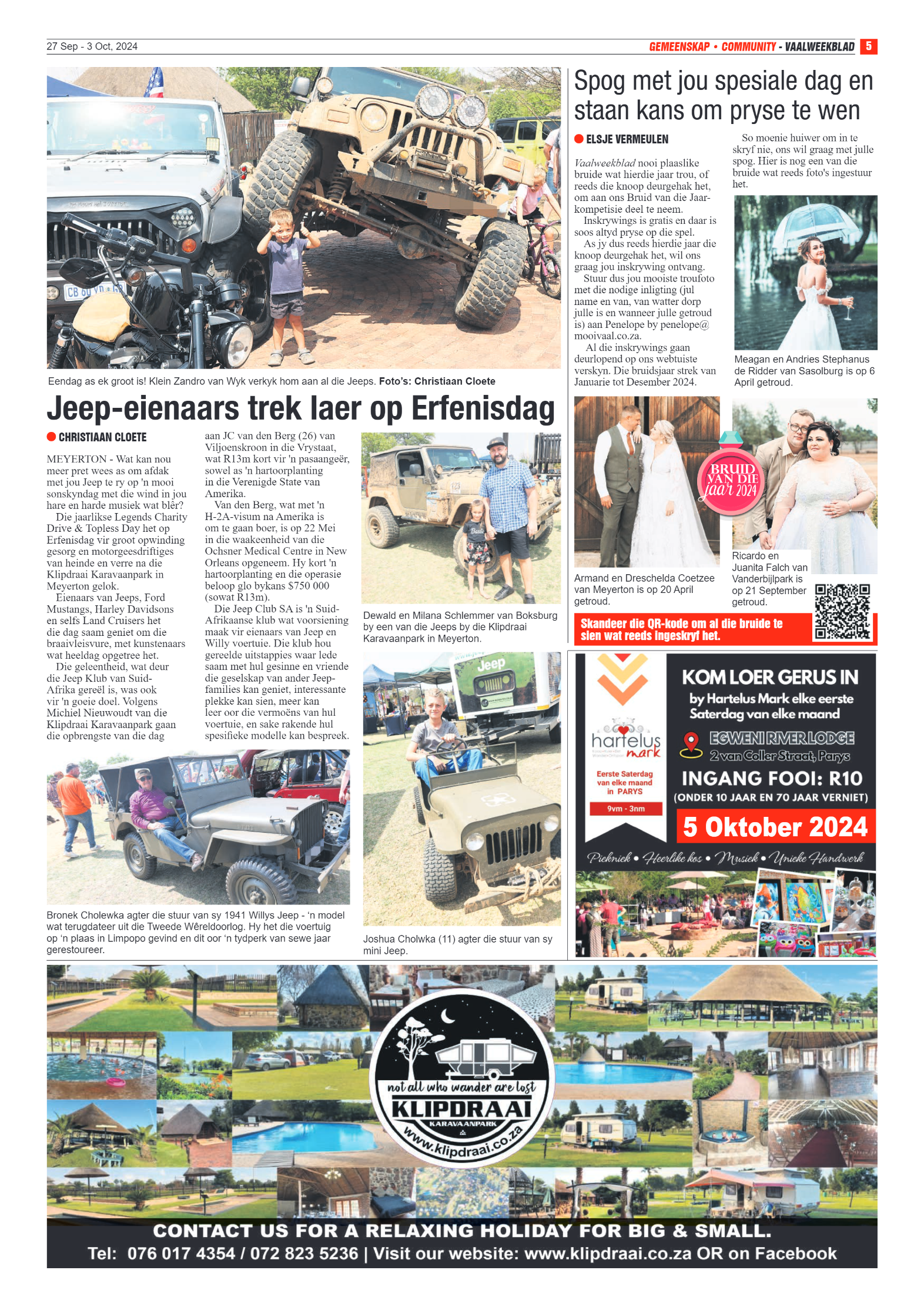 Vaalweekblad – 27 Sep – 3 Oct, 2024 page 5