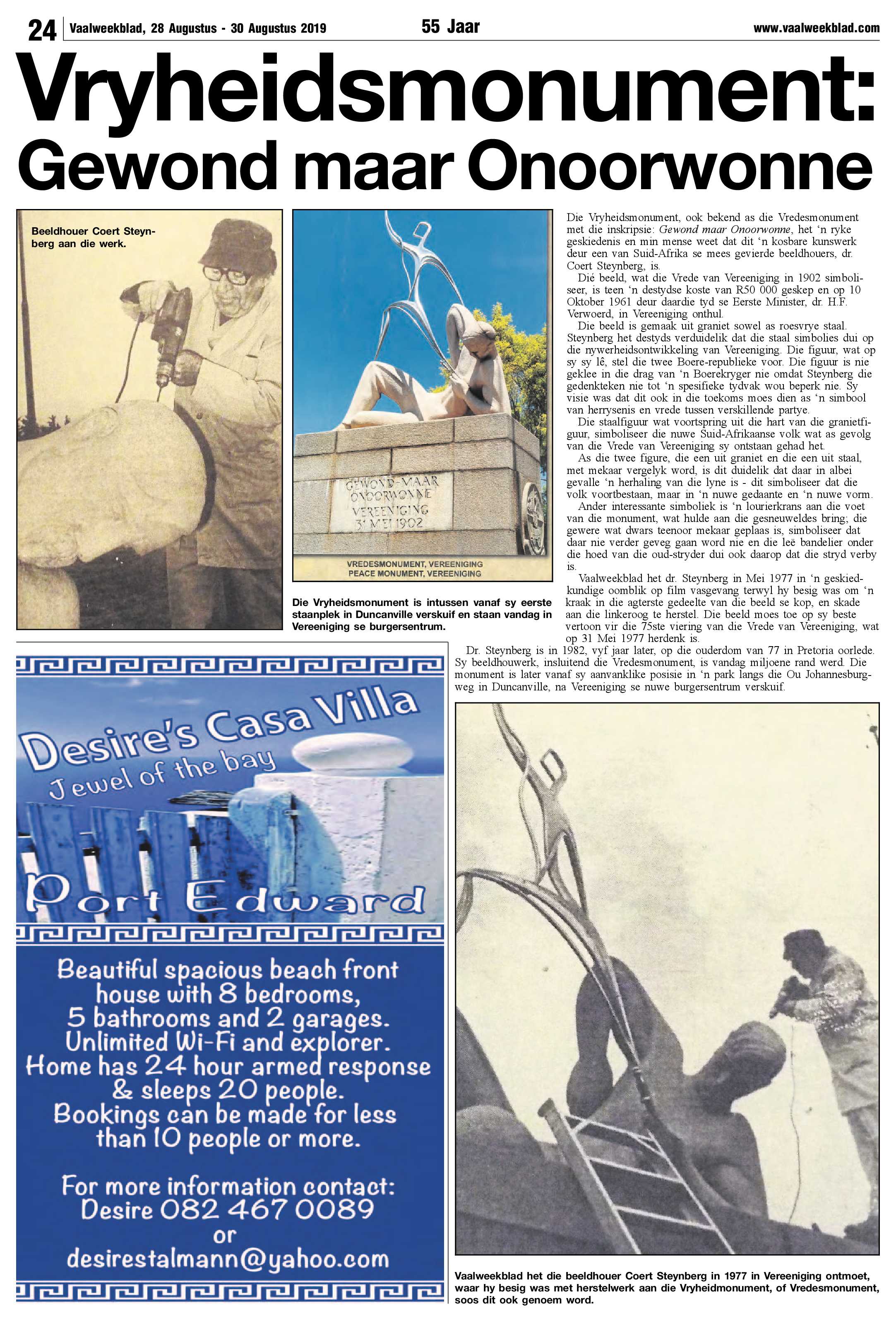 Vaalweekblad 28 – 30 Augustus 2019 page 24