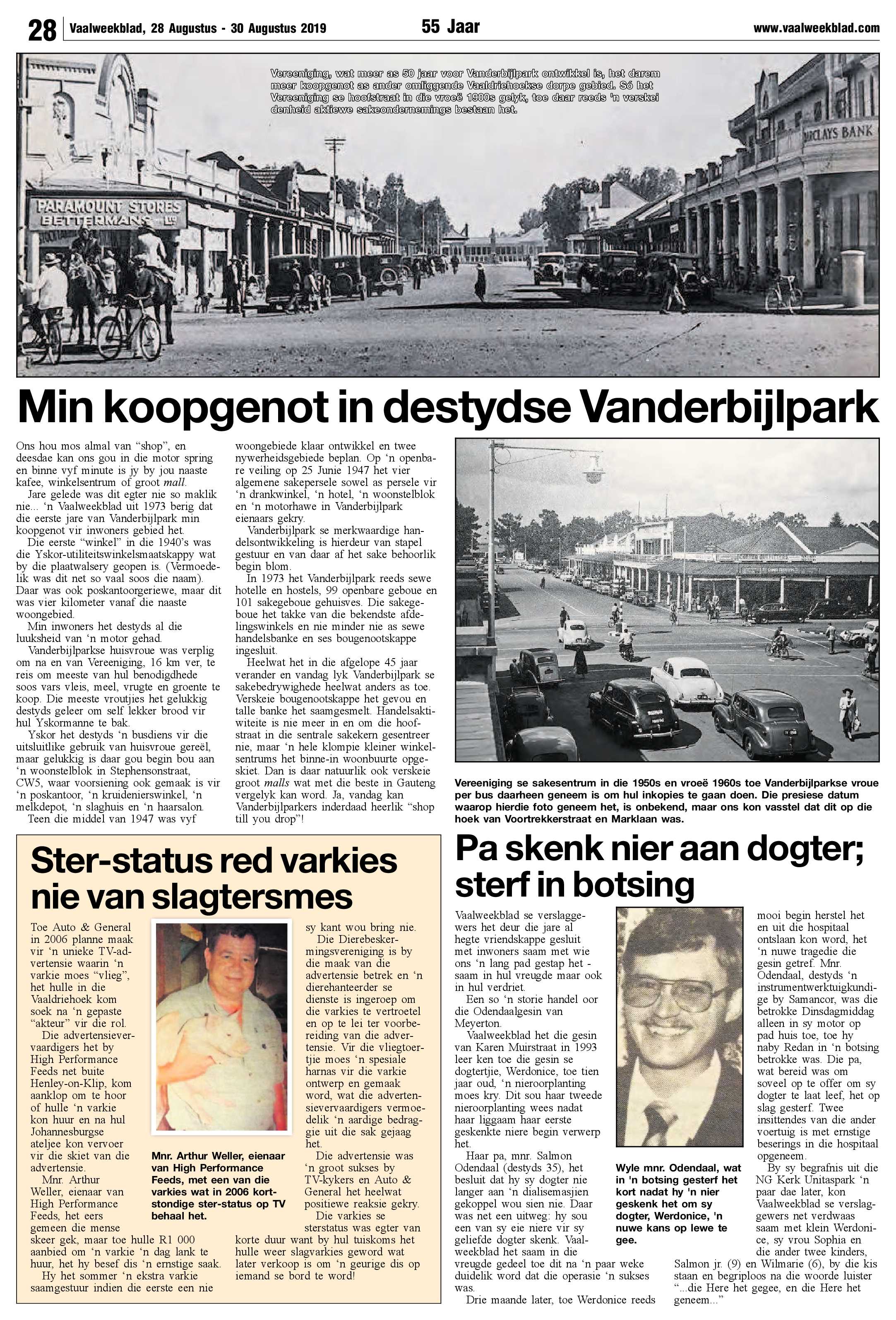Vaalweekblad 28 – 30 Augustus 2019 page 28