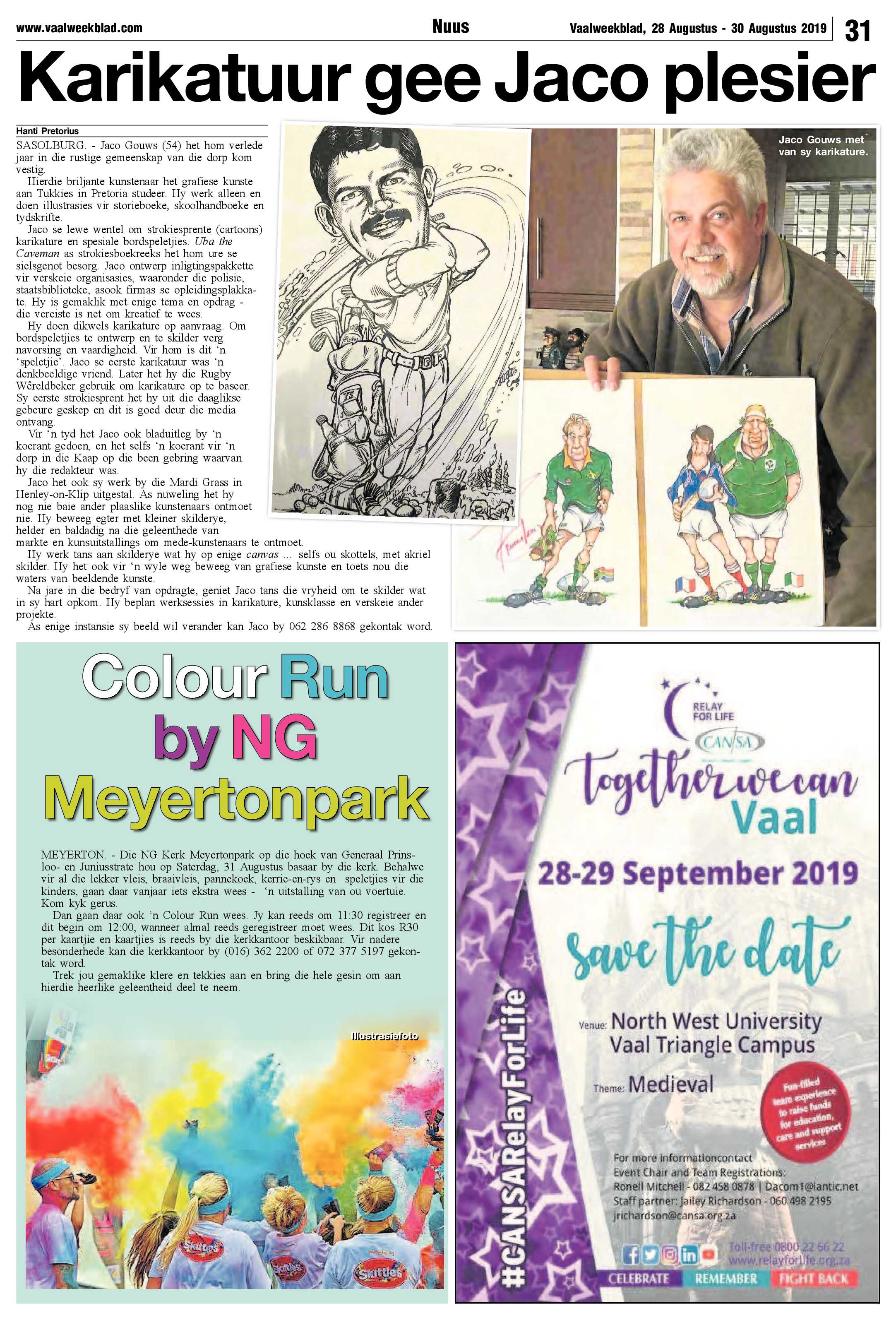 Vaalweekblad 28 – 30 Augustus 2019 page 31