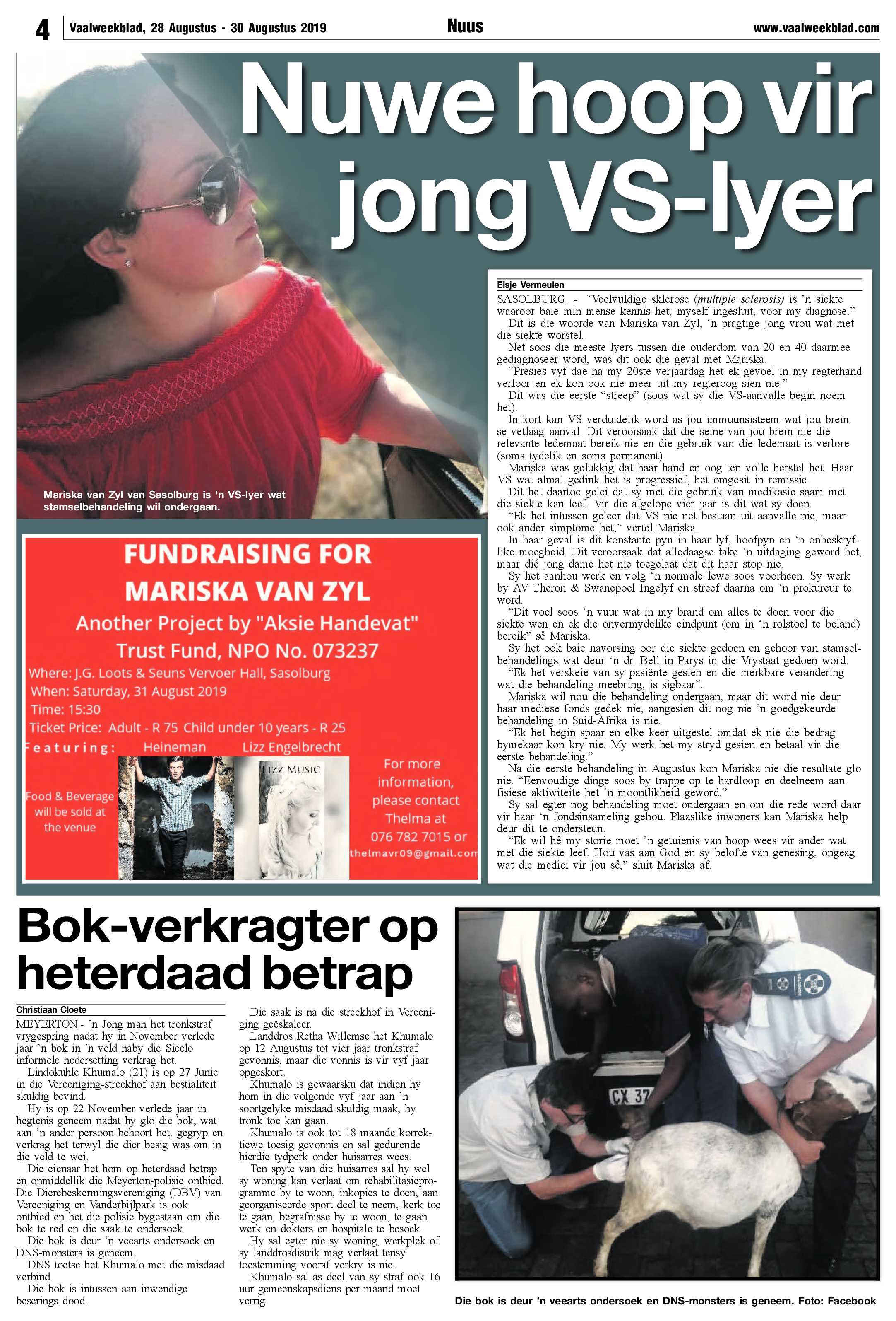 Vaalweekblad 28 – 30 Augustus 2019 page 4