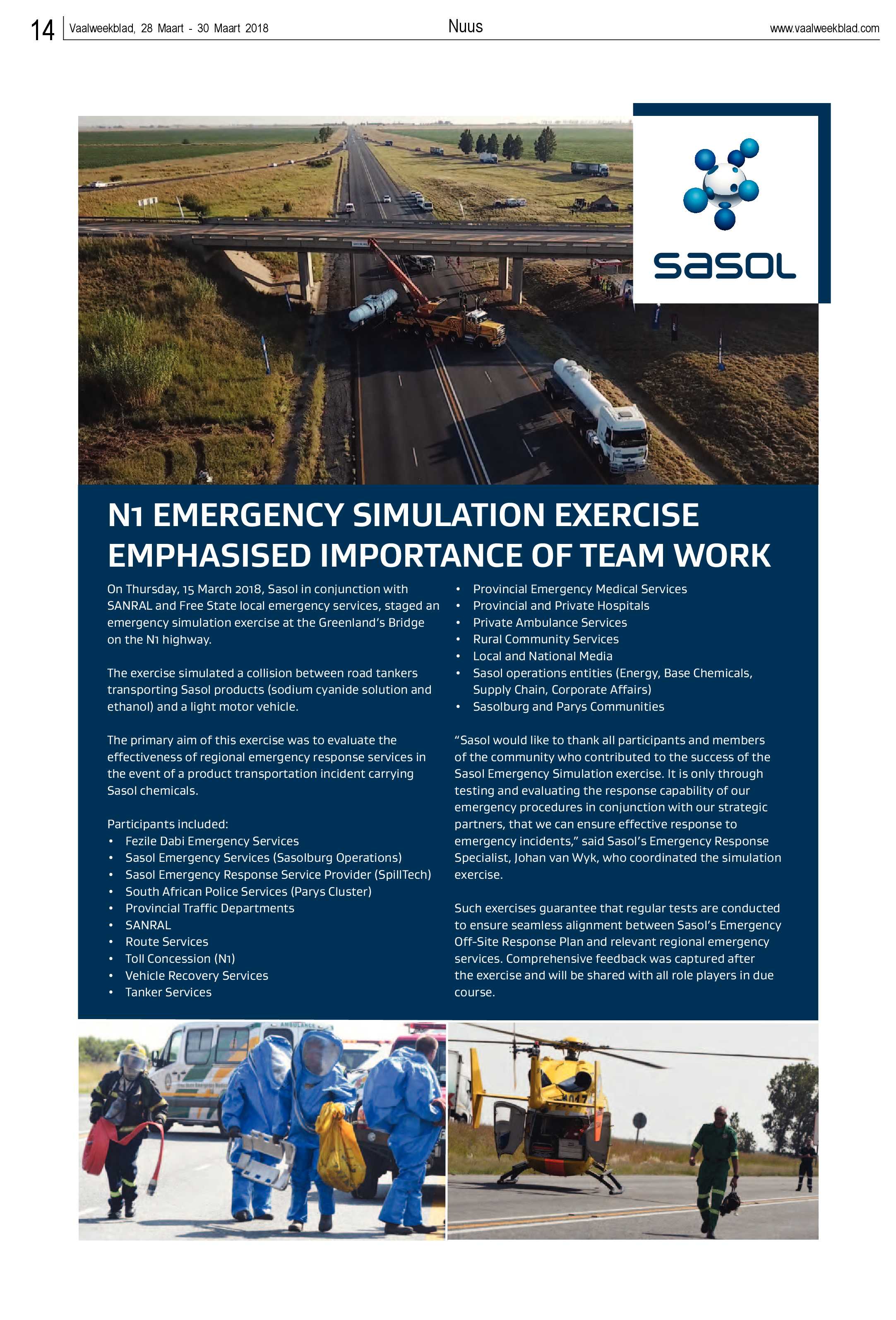 Vaalweekblad 28 – 30 Maart 2018 page 14
