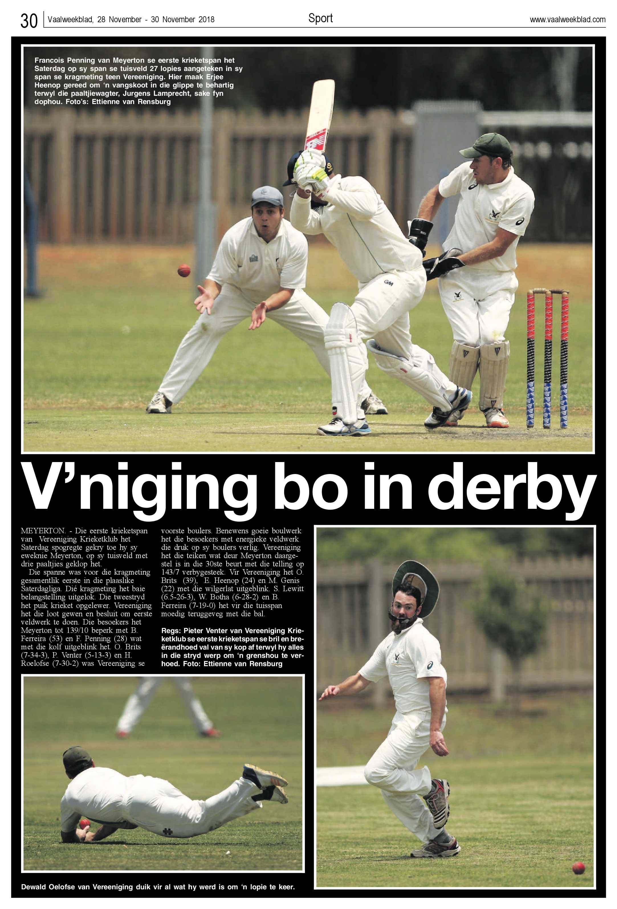 Vaalweekblad 28 – 30 November 2018 page 30