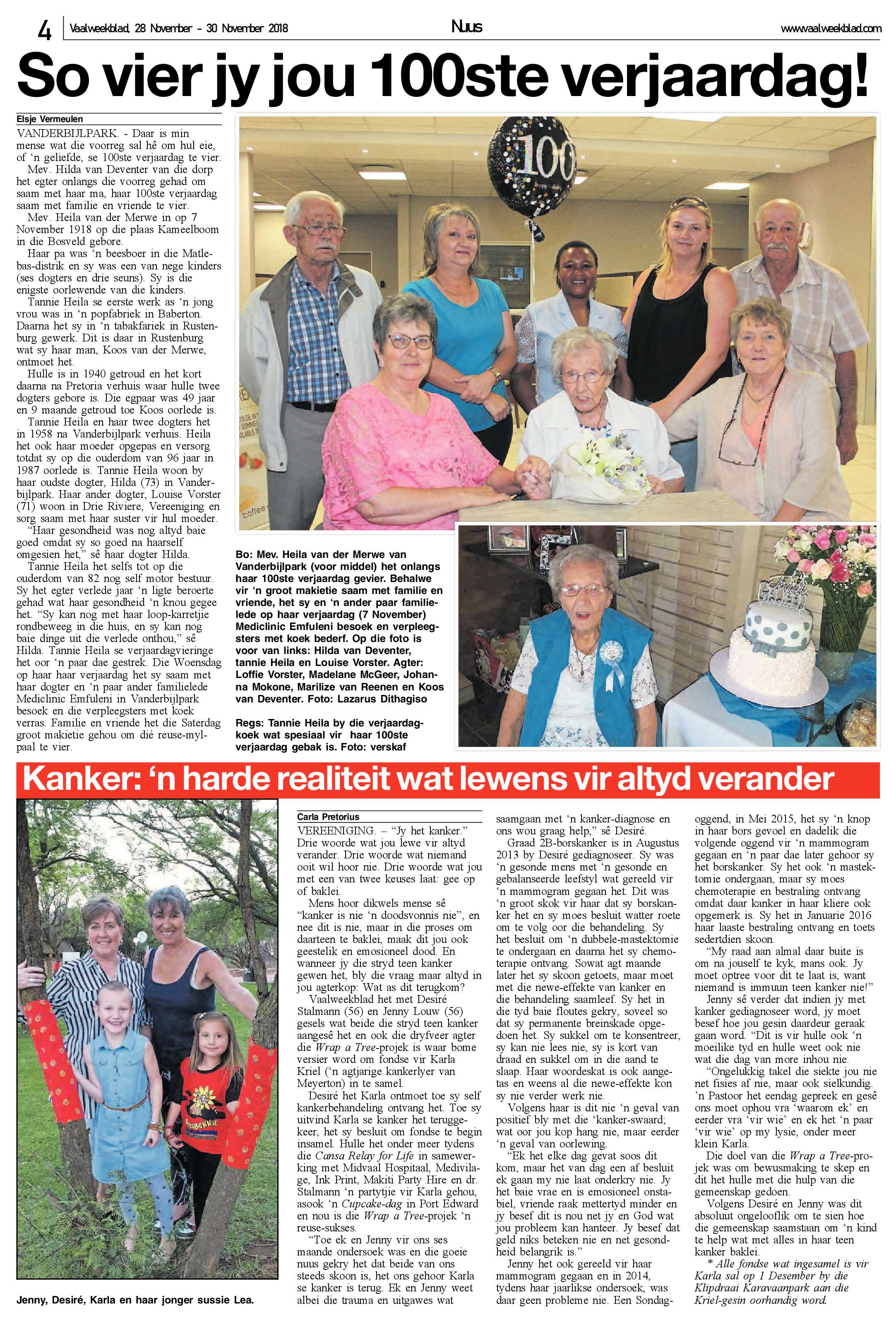Vaalweekblad 28 – 30 November 2018 page 4