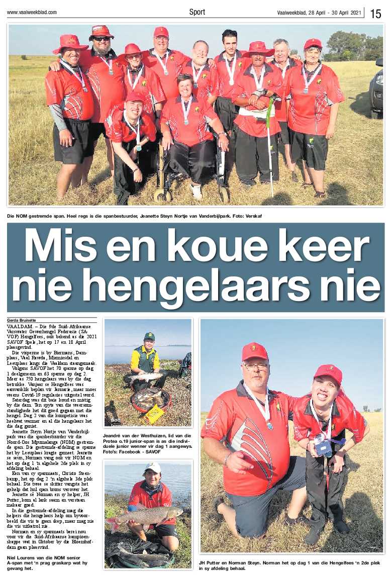 Vaalweekblad, 28 April – 30 April 2021 page 15