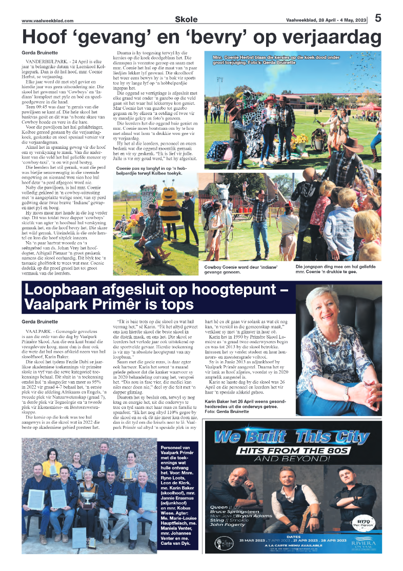 Vaalweekblad, 28 April – 4 May, 2023 page 5