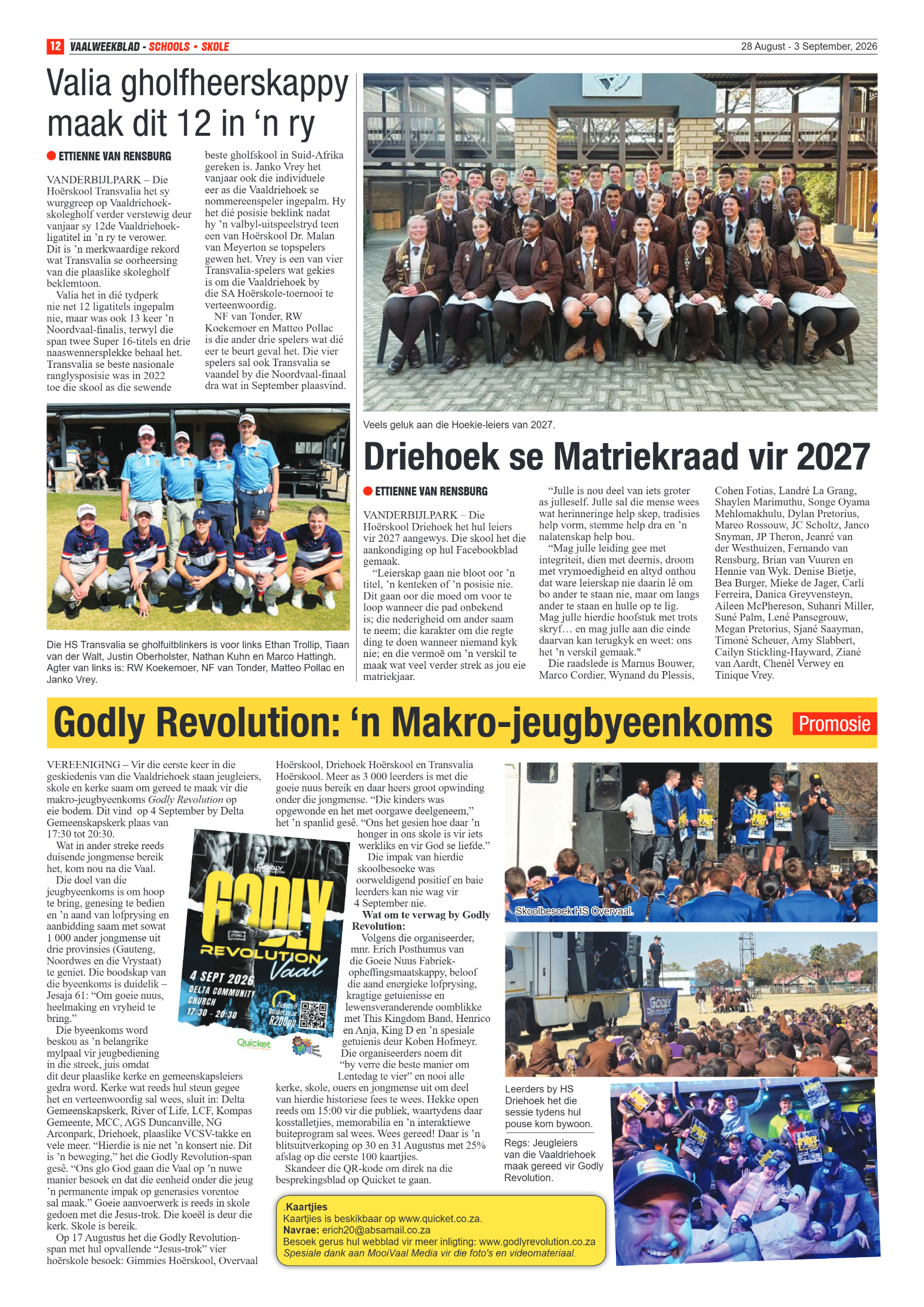 Vaalweekblad – 28 Augustus 2026 page 12