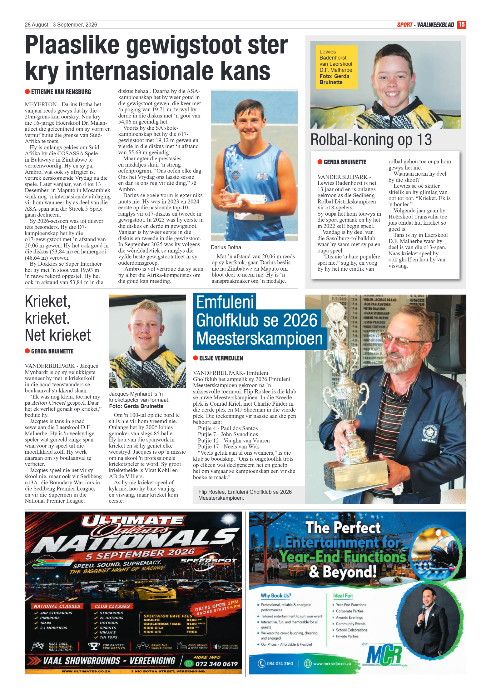 Vaalweekblad – 28 Augustus 2026 page 15