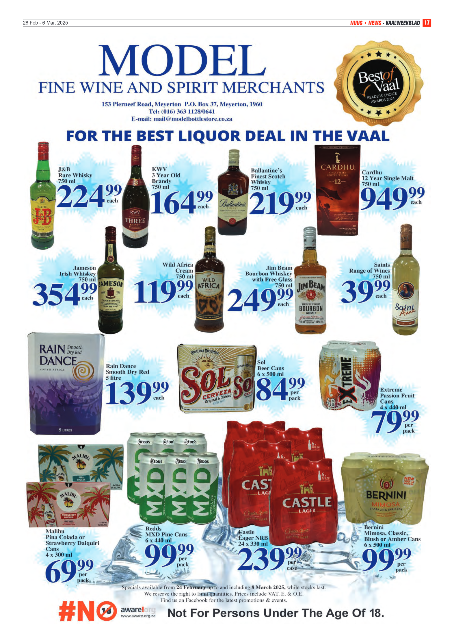 Vaalweekblad – 28 Feb – 6 Mar, 2025 page 17