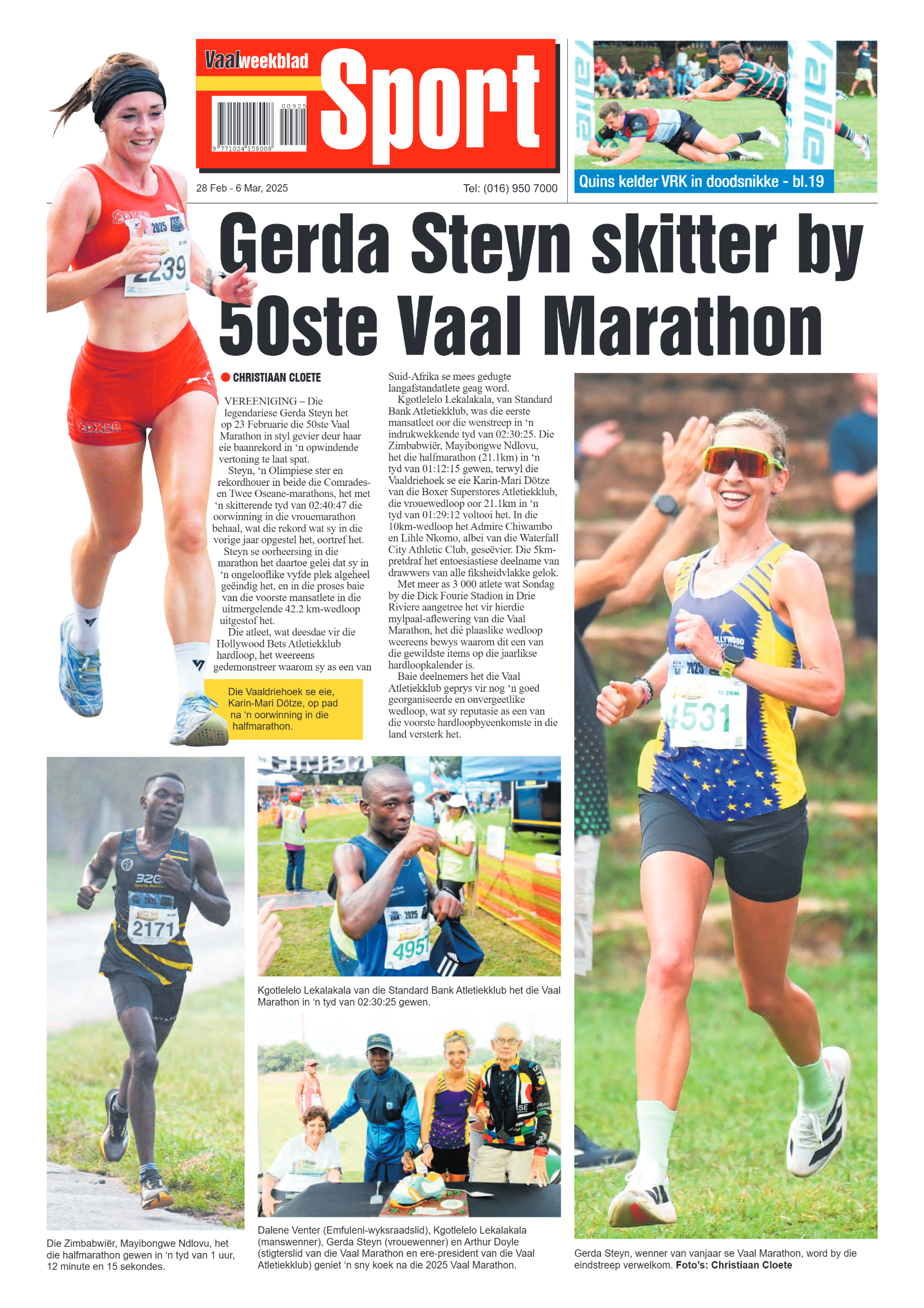 Vaalweekblad – 28 Feb – 6 Mar, 2025 page 20