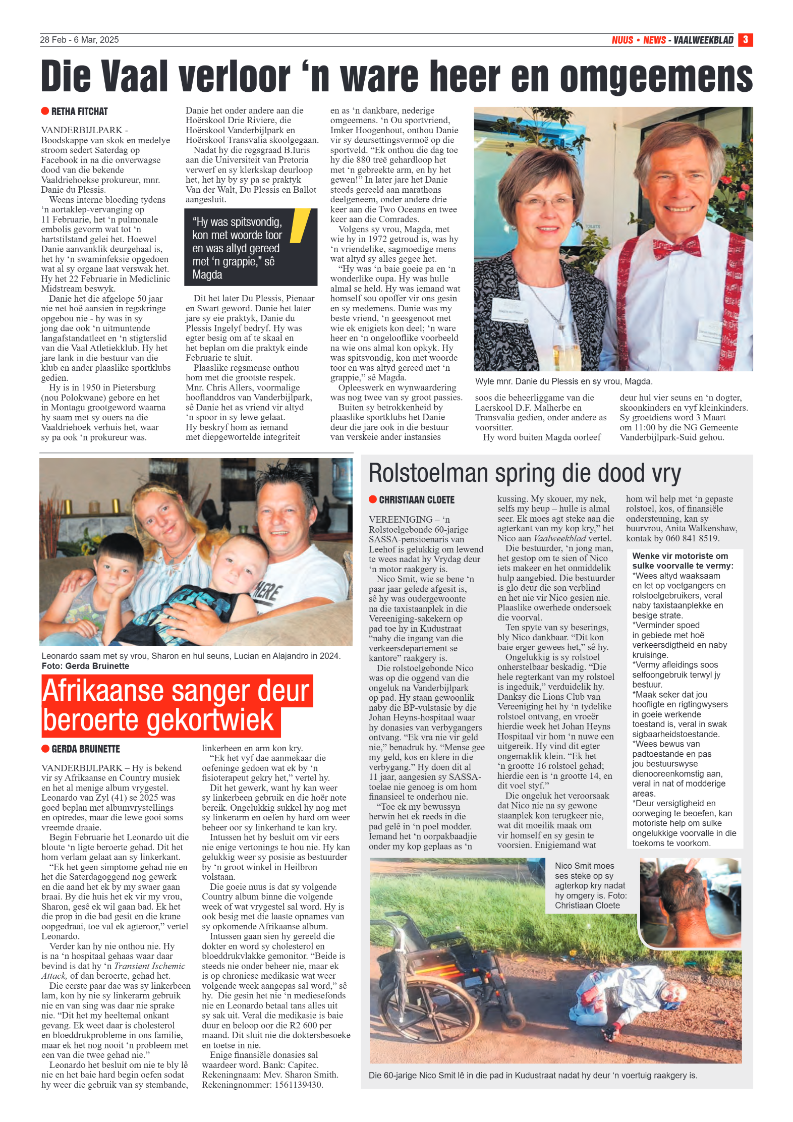 Vaalweekblad – 28 Feb – 6 Mar, 2025 page 3